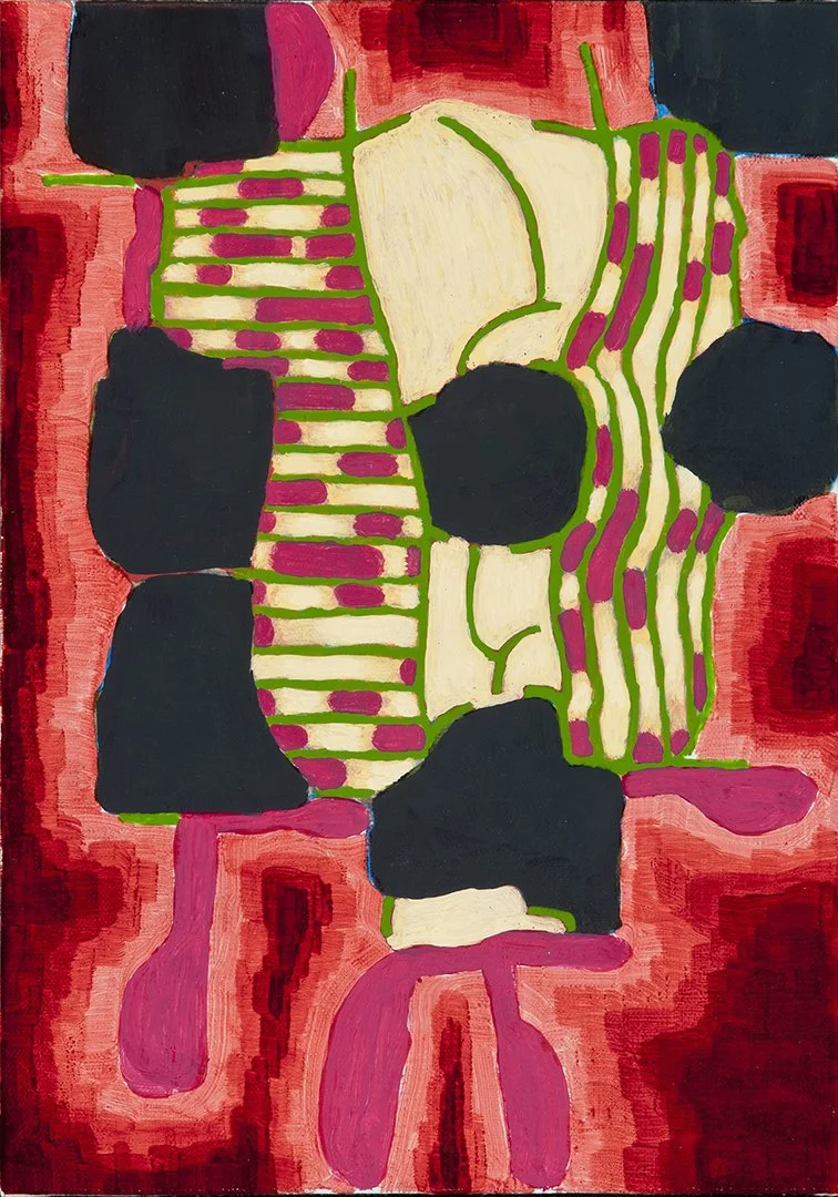 untitled, acrylic on canvas on panel, 12 x 8.5 inches, 2015