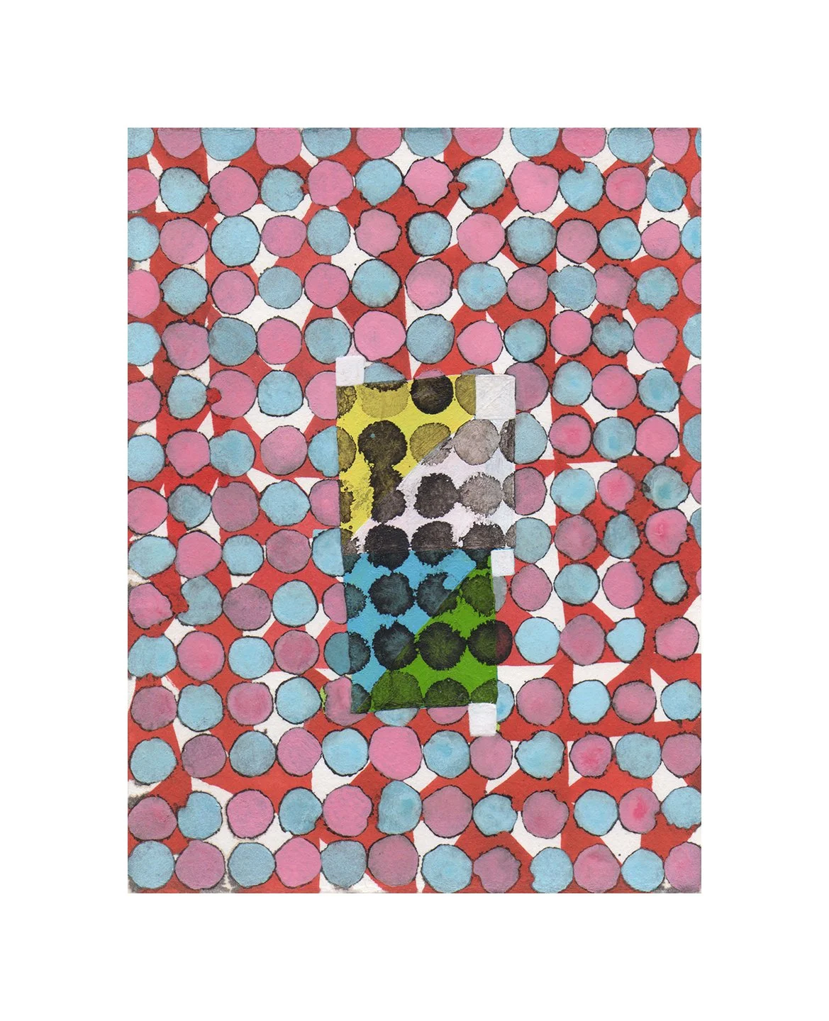 remembering accardo tackle #3, walnut ink, Sumi ink, and acrylic on paper, 7.5 x 5.5 inches, 2020