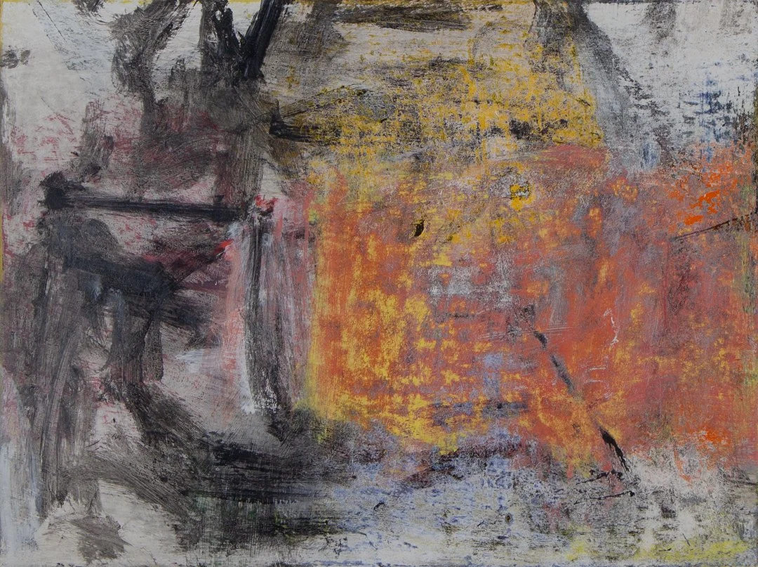 untitled, acrylic on canvas on panel, 12 x 15 inches, 2025