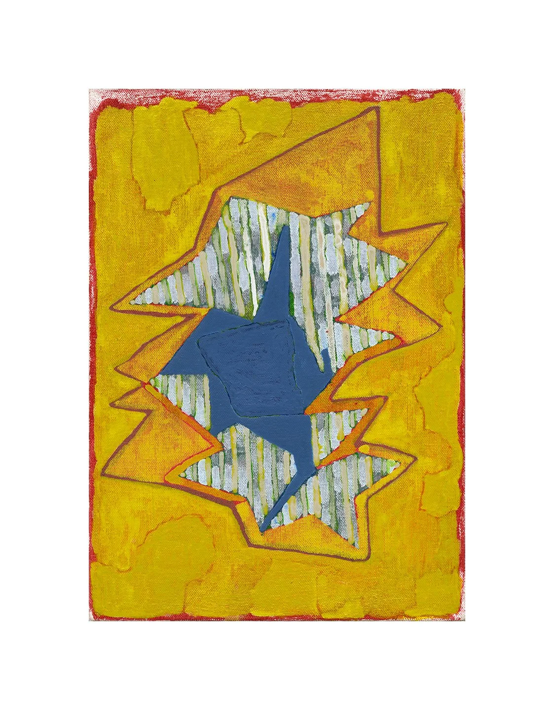 untitled, acrylic on canvas on panel, 12 x 8.5 inches, 2015