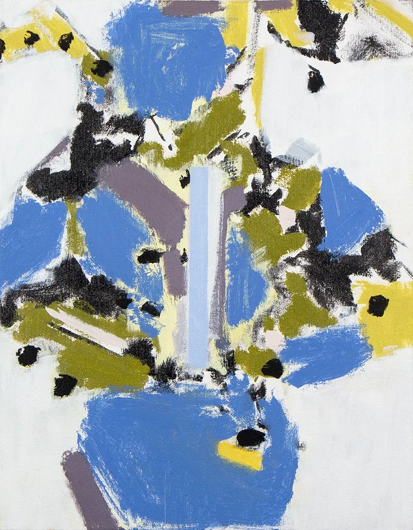 not made for the garden, acrylic on canvas on panel, 18 x 14 inches, 2024