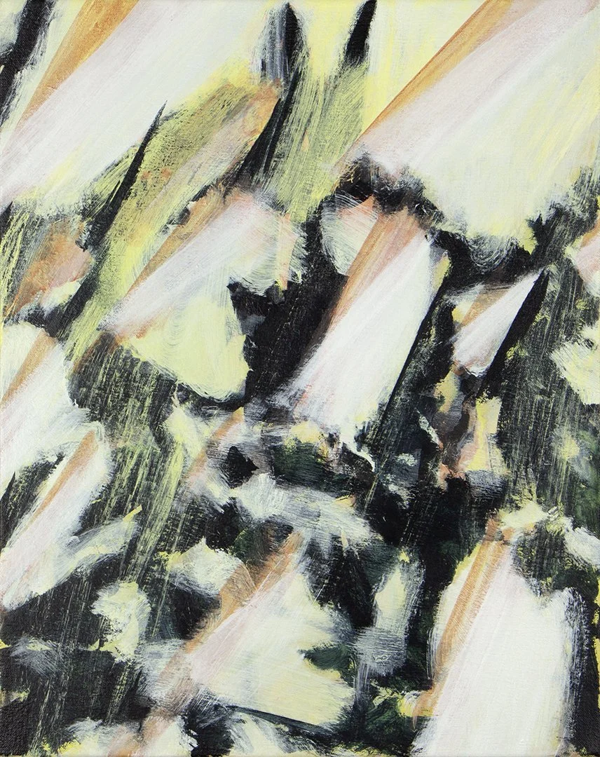 what is left, acrylic on canvas, 18 x 14 inches, 2022