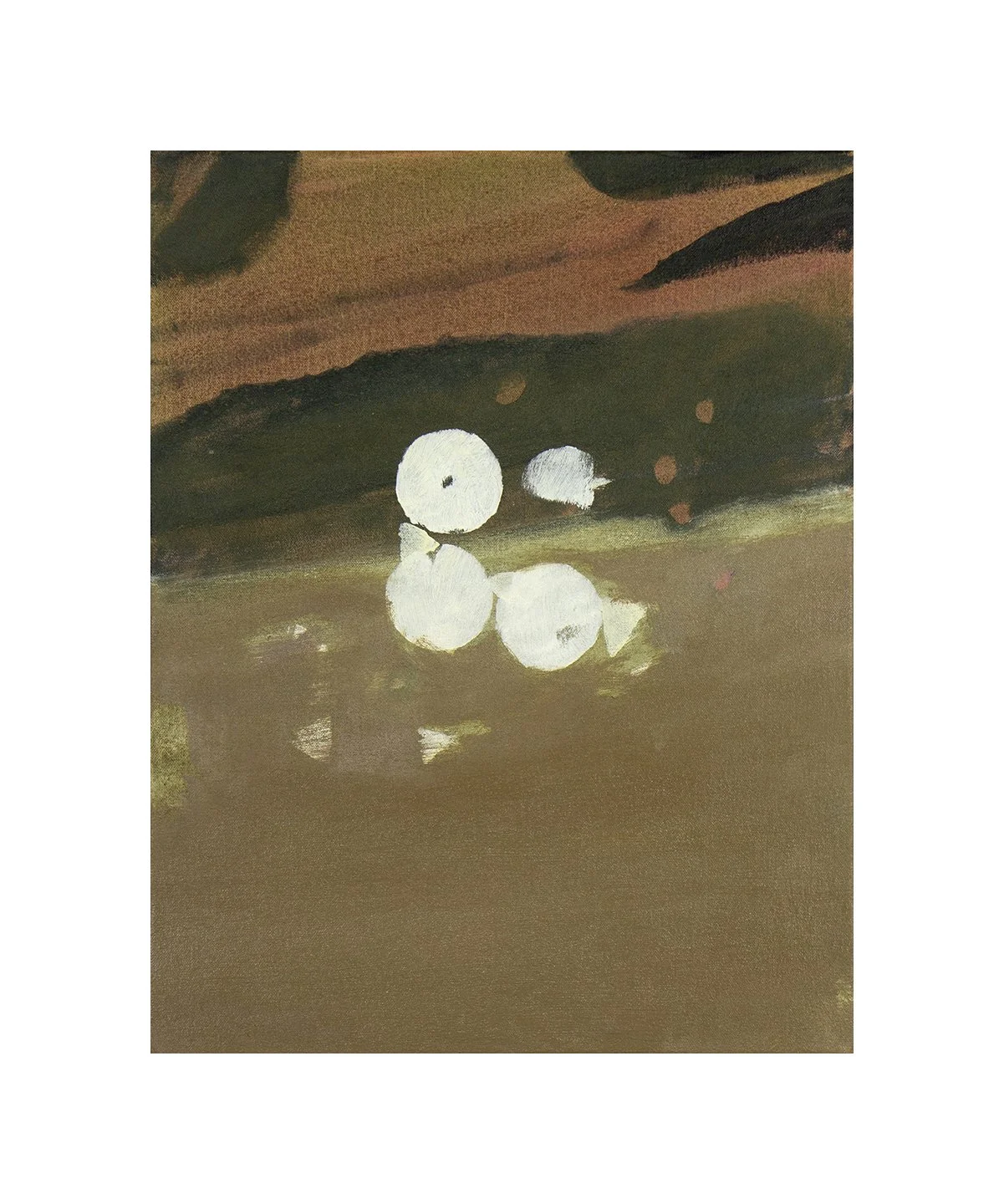 tenders, acrylic on canvas, 18 x 14 inches, 2022
