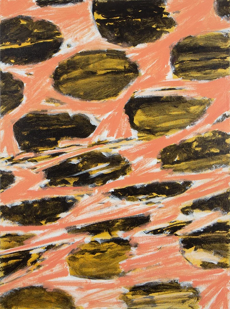 here and there, acrylic on canvas, 32 x 24 inches, 2023