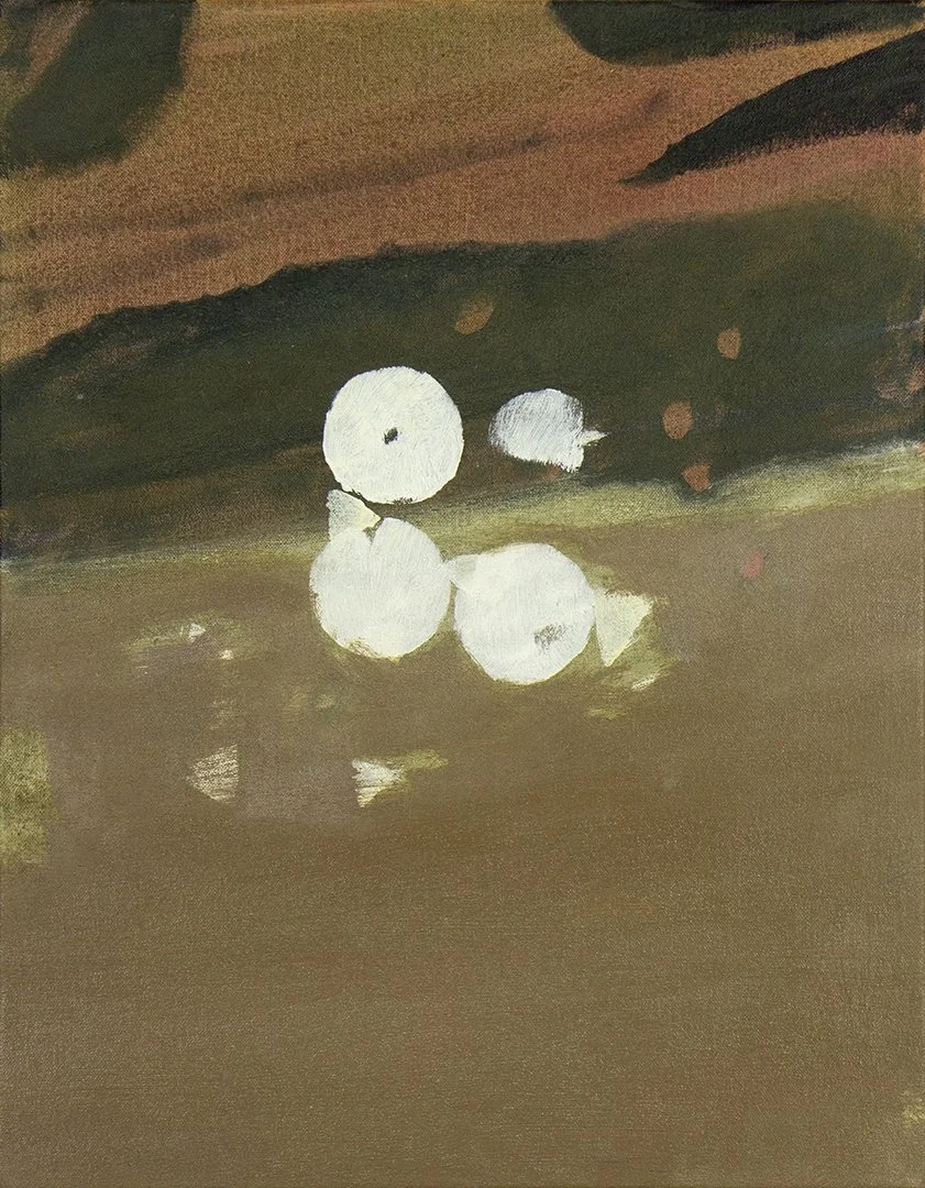 tenders, acrylic on canvas, 18 x 14 inches, 2022