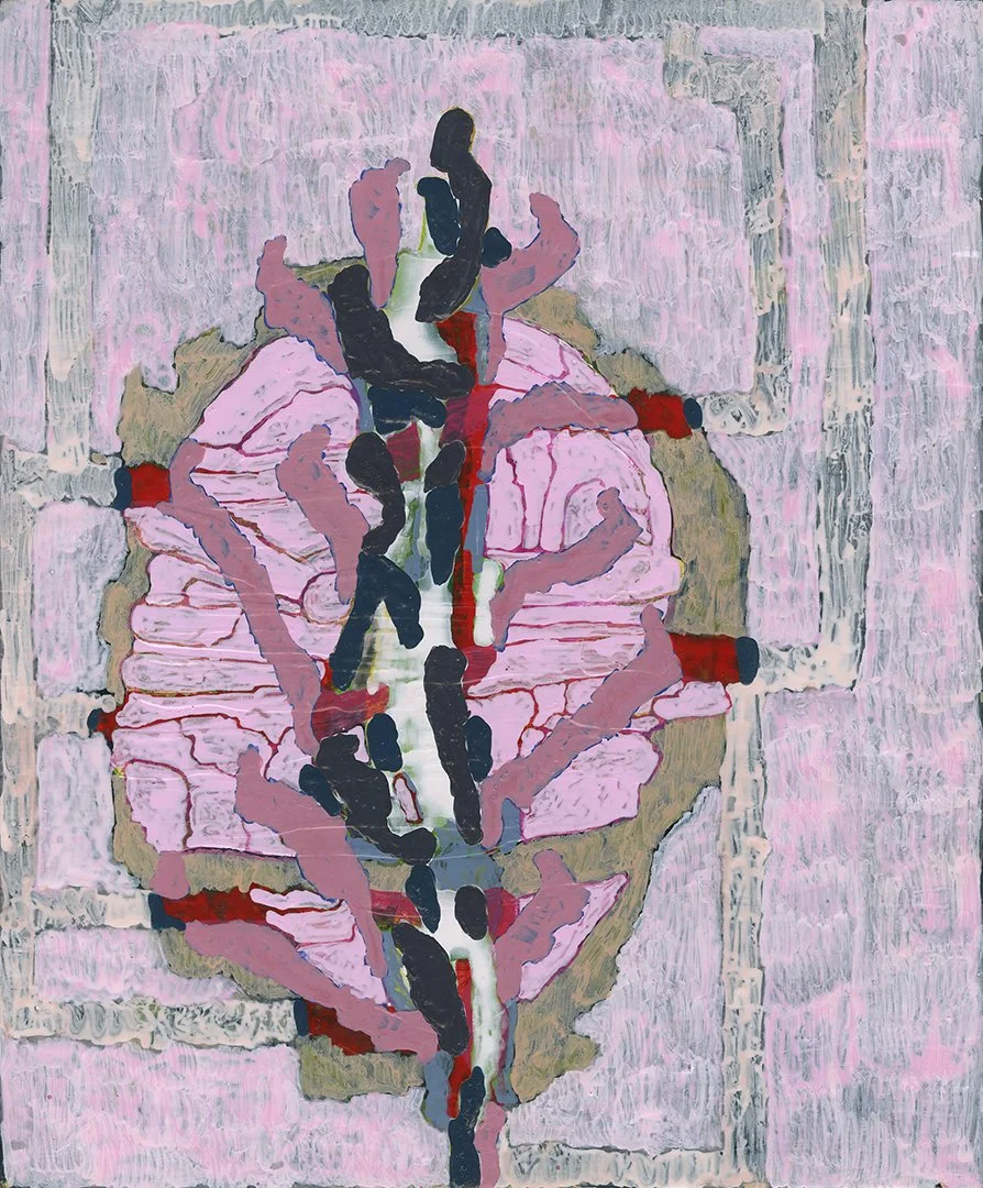 untitled, acrylic on panel, 12 x 10 inches, 2011