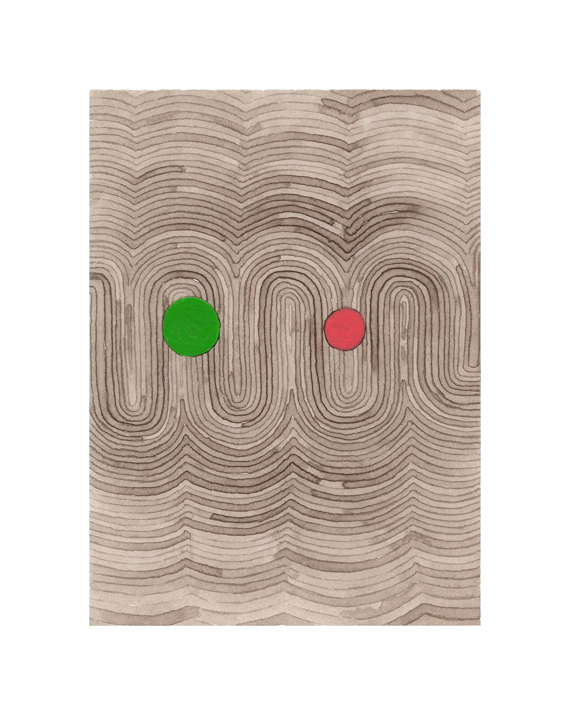 remembering accardo tackle #30, walnut ink and acrylic on paper, 7.5 x 5.5 inches, 2020