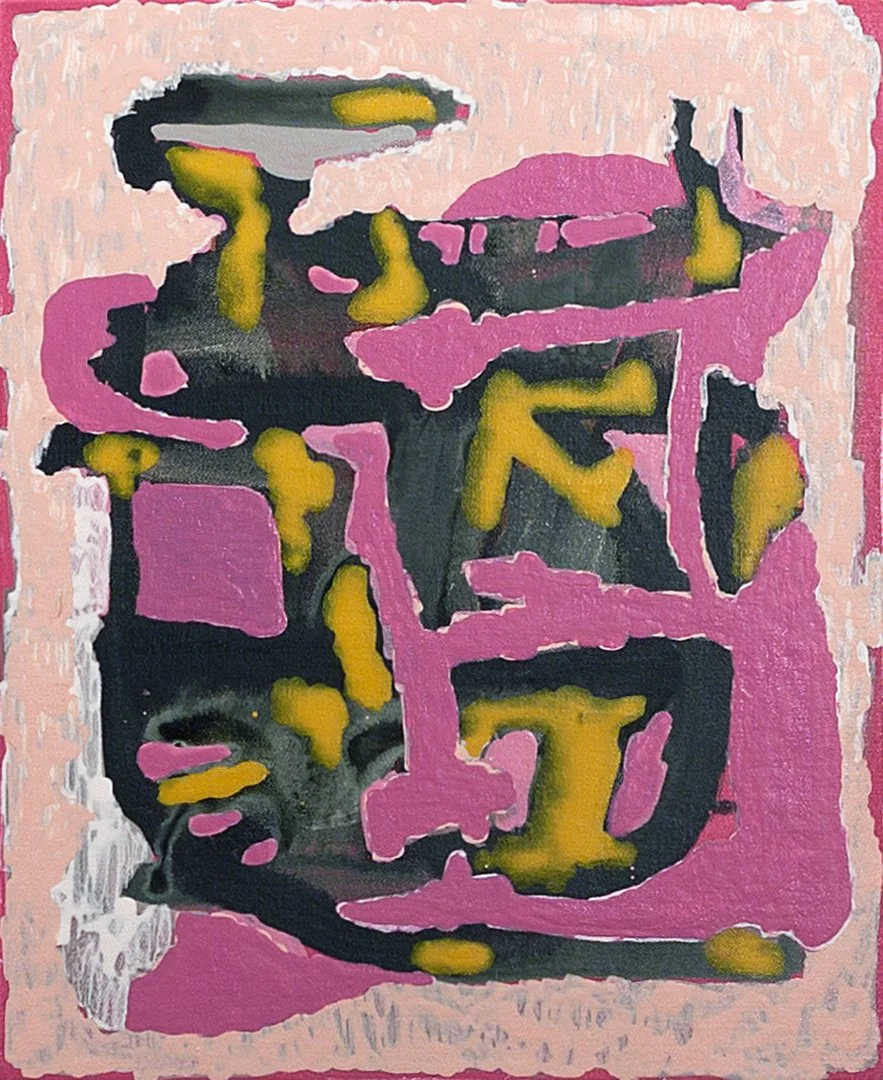 untitled, acrylic on canvas on panel, 16 x 13 inches, 2010