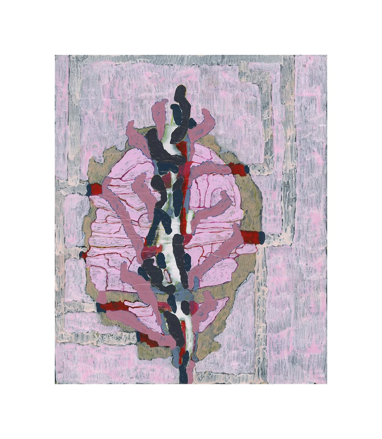 untitled, acrylic on panel, 12 x 10 inches, 2011