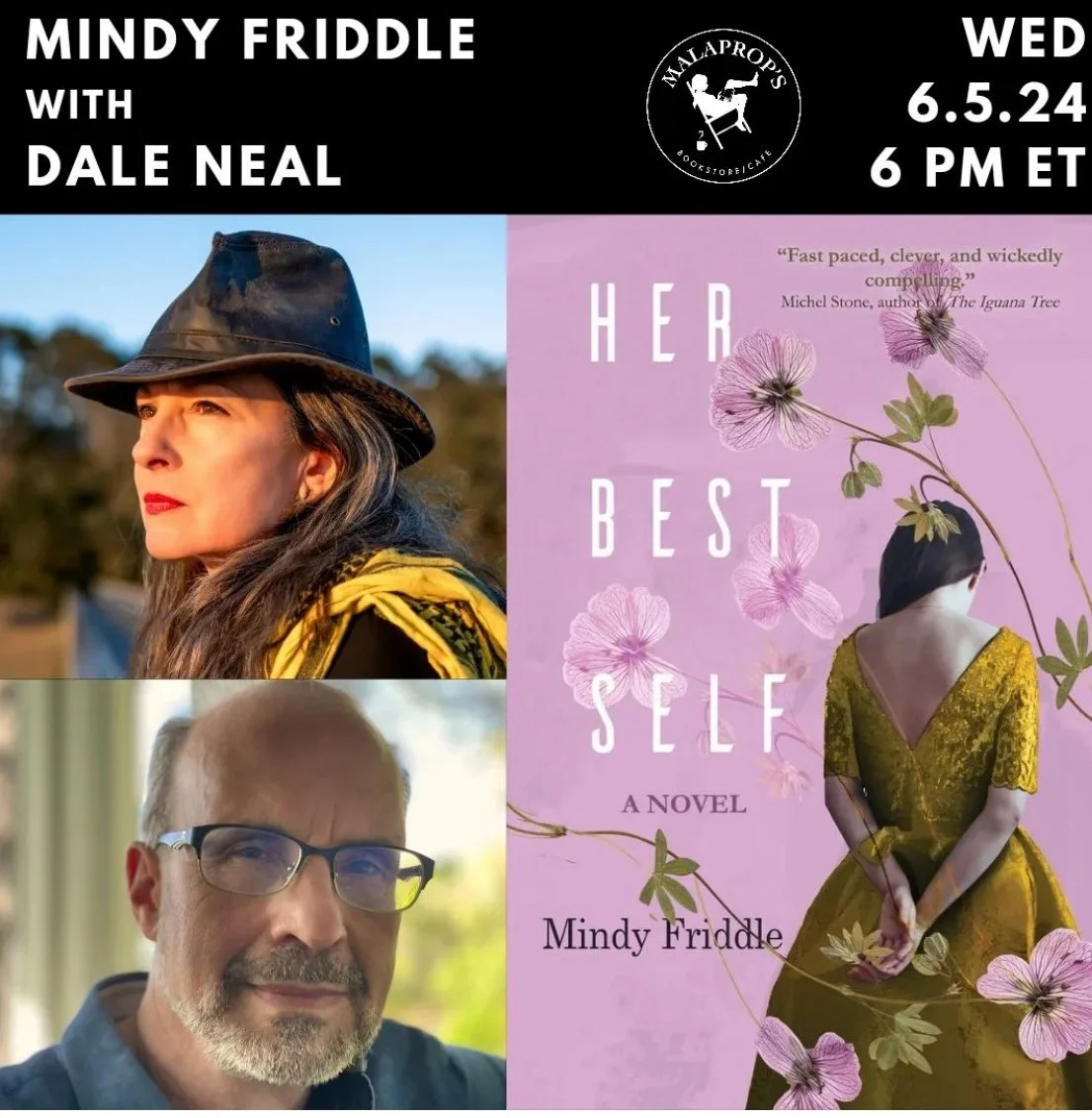 Dale Neal convo partner at Malaprops