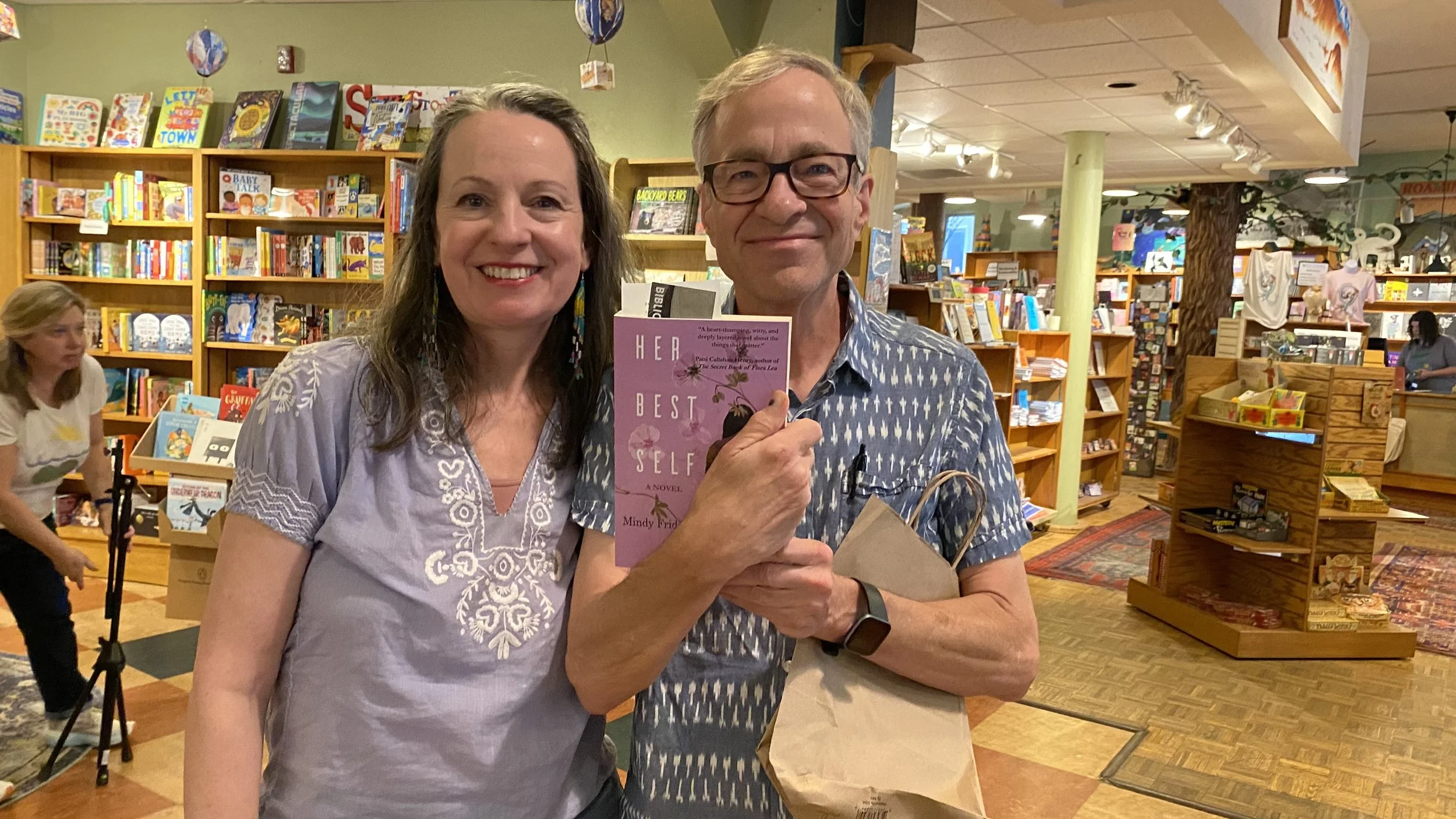 Fellow writer Tommy Hays at Malaprops