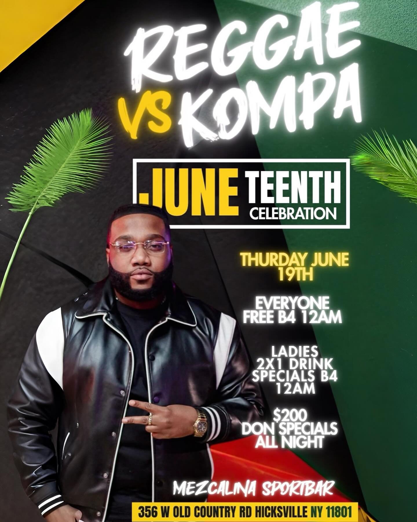 Thursday 🔥 MEZCALINA📍 HICKSVILLE, NY ‼️ WE AT THE FUNCTION! Reggae Vs Kompa Where It&rsquo;s Right 💃🏾👌🏾 We Outside RSVP ☎️ @mezcalinasportsbar @jherryboss  @jiggyreg @kingoflongisland 

#InVargasWeTrust #DJVargas #TheBrand #HPMG  #BransonCognac