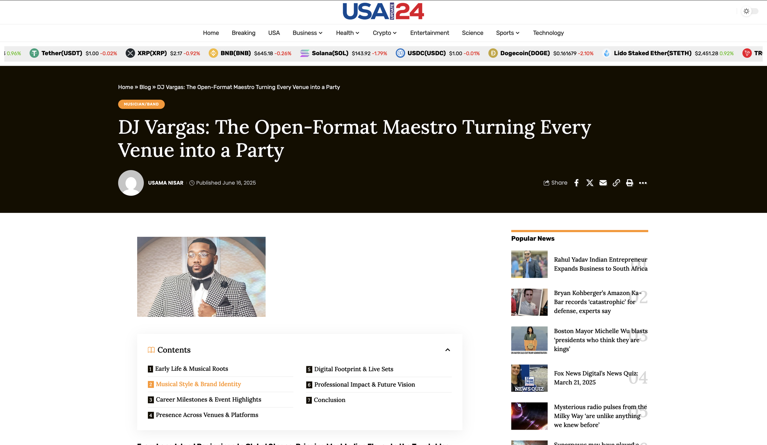 DJ VARGAS: THE OPEN‑FORMAT MAESTRO TURNING EVERY VENUE INTO A PARTY