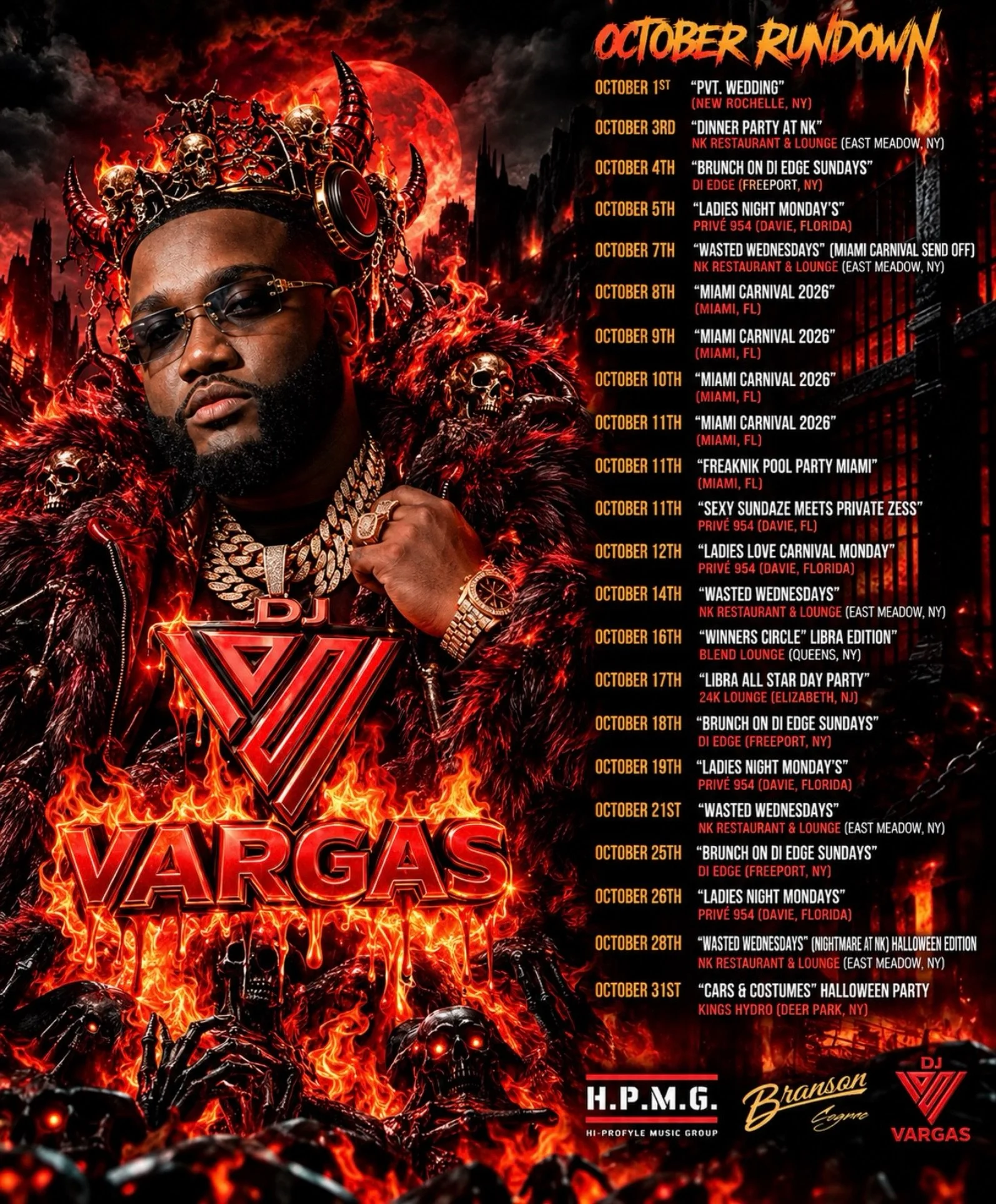 October 🍂🔥 Miami &bull; New York &bull; New Jersey ‼️ Libras &amp; Scorpios, y&rsquo;all know what time it is ♎️♏️ We touching down and turning ALL the way up 🍾🔥🛩️ Send this straight to the group chat 📲 October is OURS &mdash; we outside all mo
