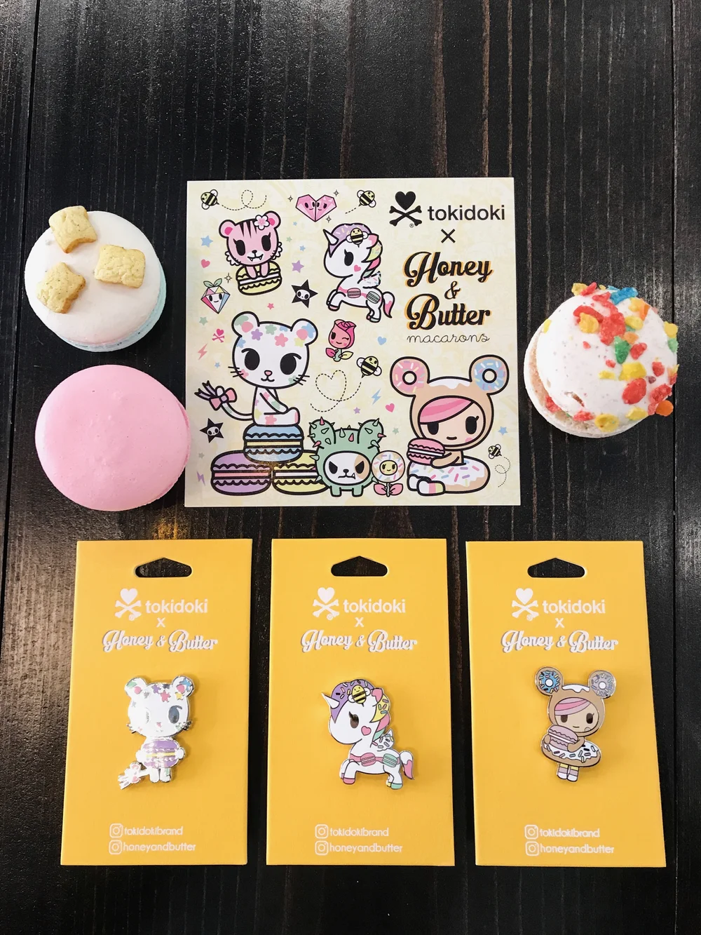 H&B x Tokidoki Gallery — Honey & Butter Macarons