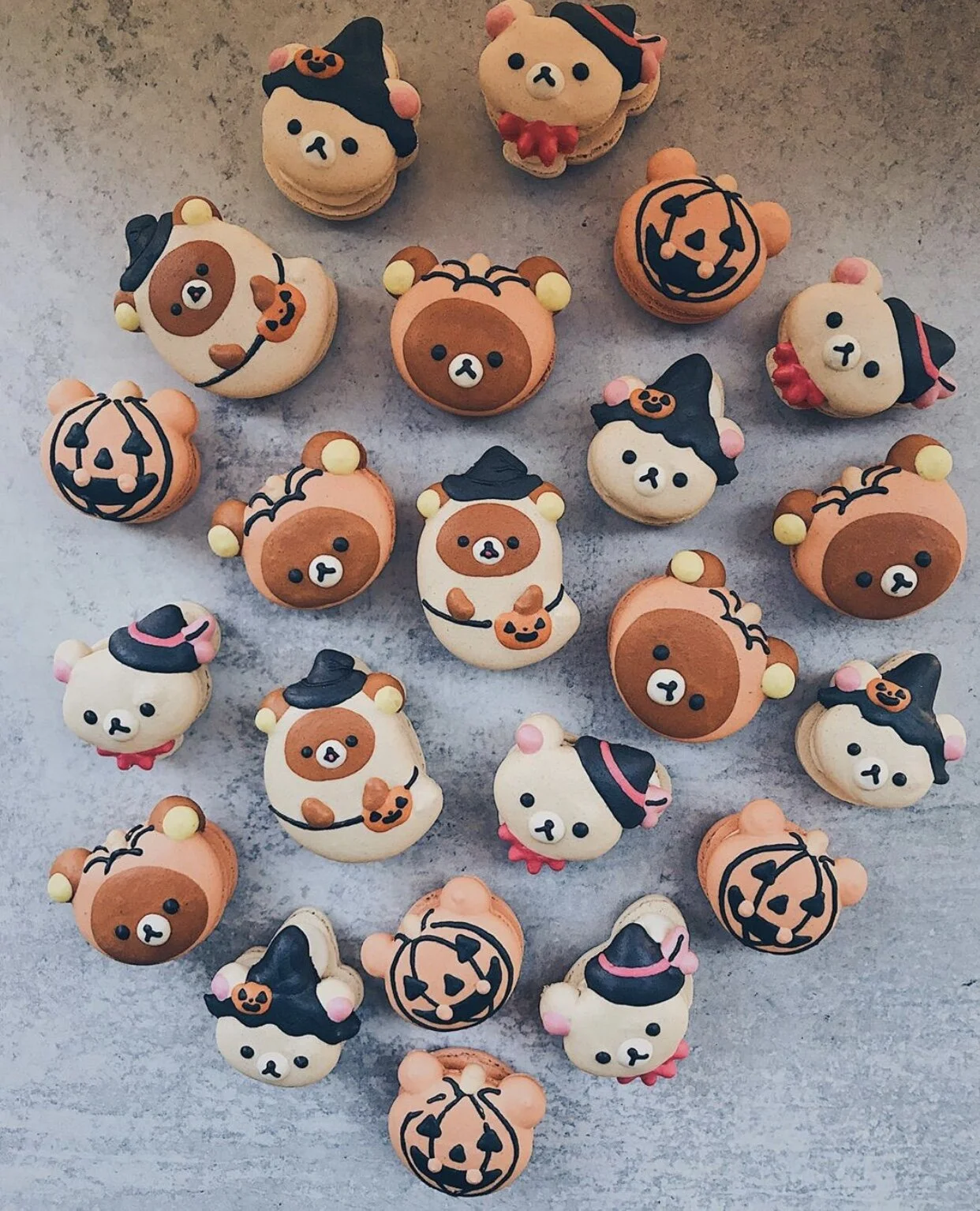 H&B x Rilakkuma Halloween Collaboration — Honey & Butter Macarons