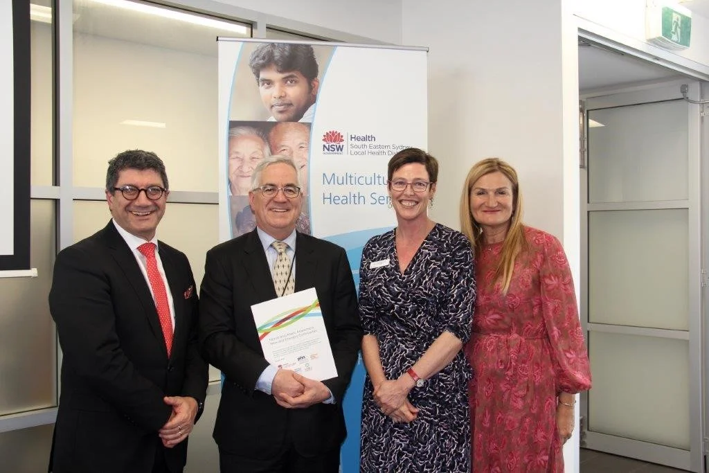 Pino Migliorino, Dr Greg Stewart, Lisa Woodland, Violet Roumeliotis (From left to right)