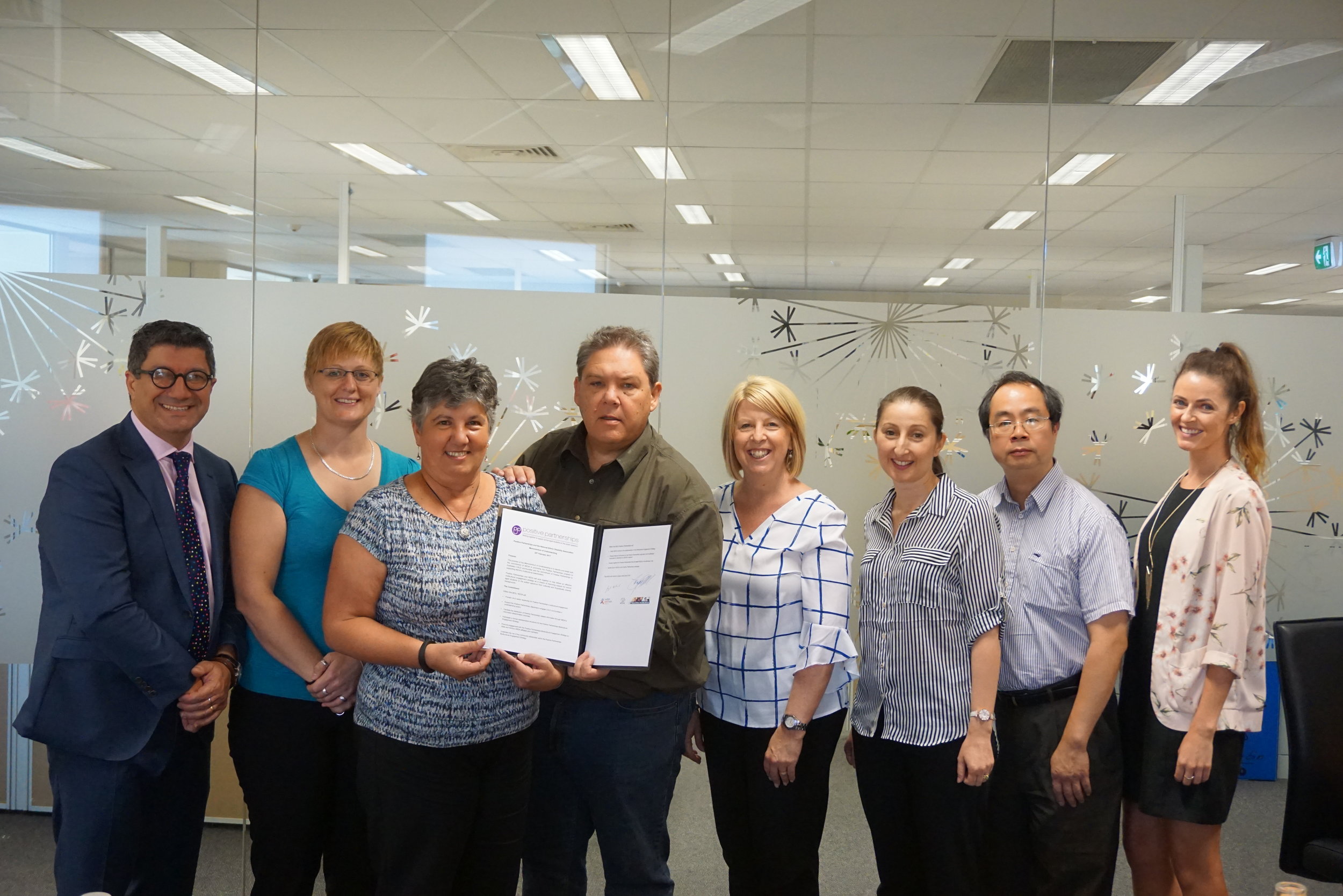 Positive Partnerships and NEDA signed MoU