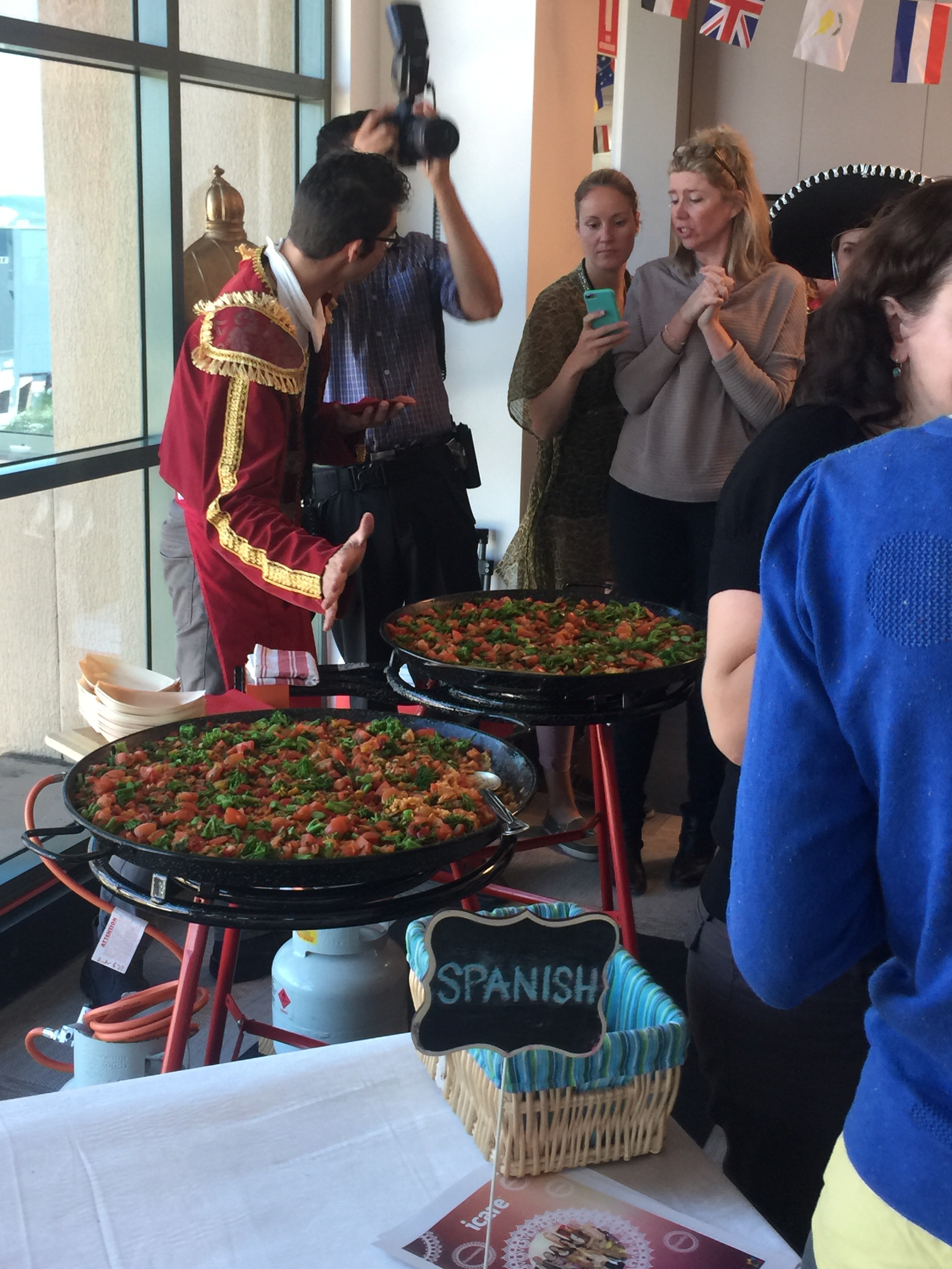 Food stalls at icare Festival of People