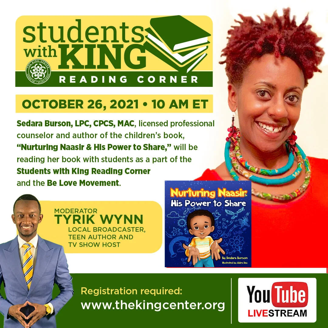 Students with King Reading Corner - Master Maasai