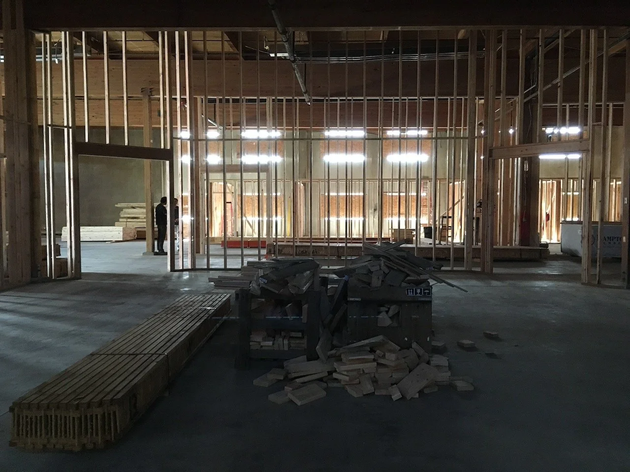 Base under construction, 2016