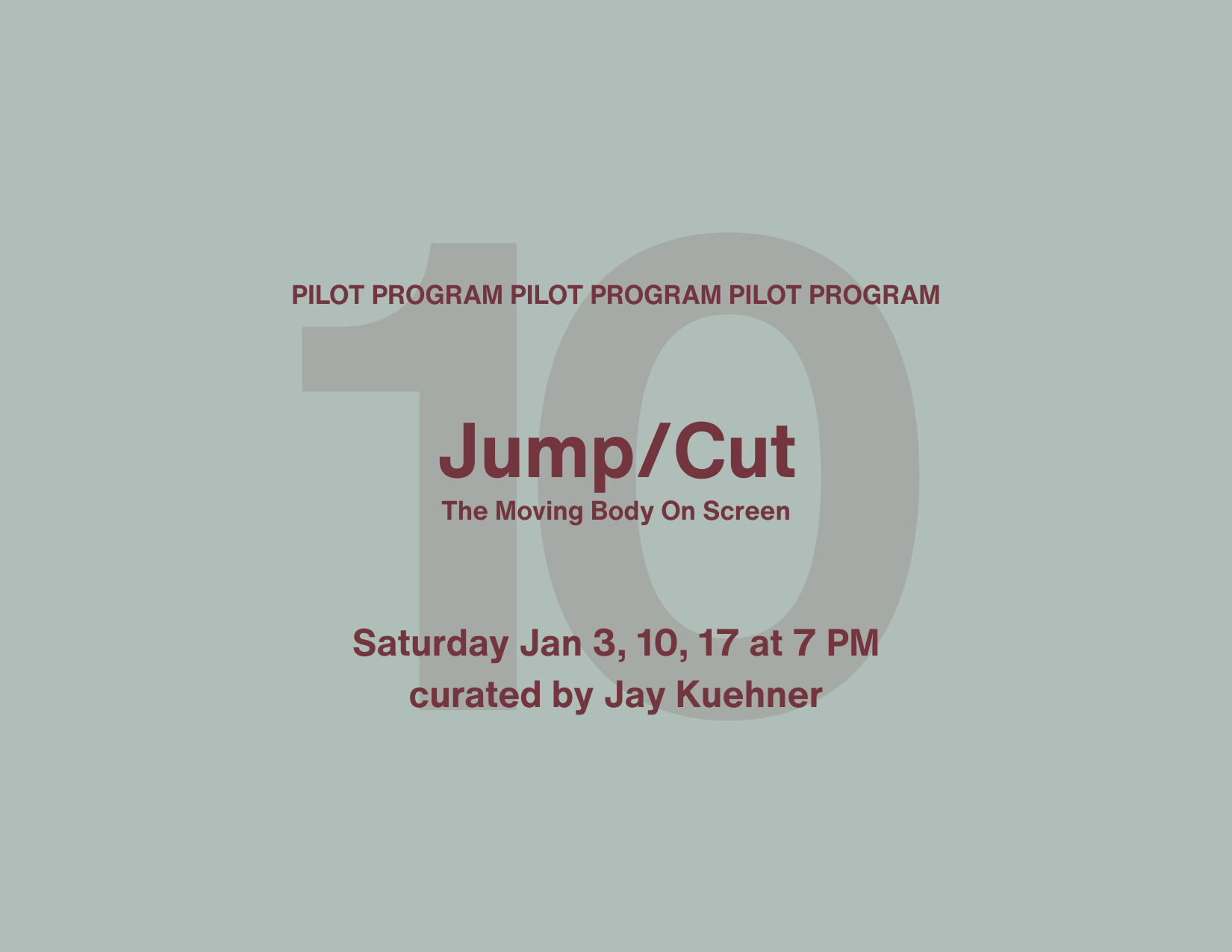 Jump/Cut: The Moving Body On Screen