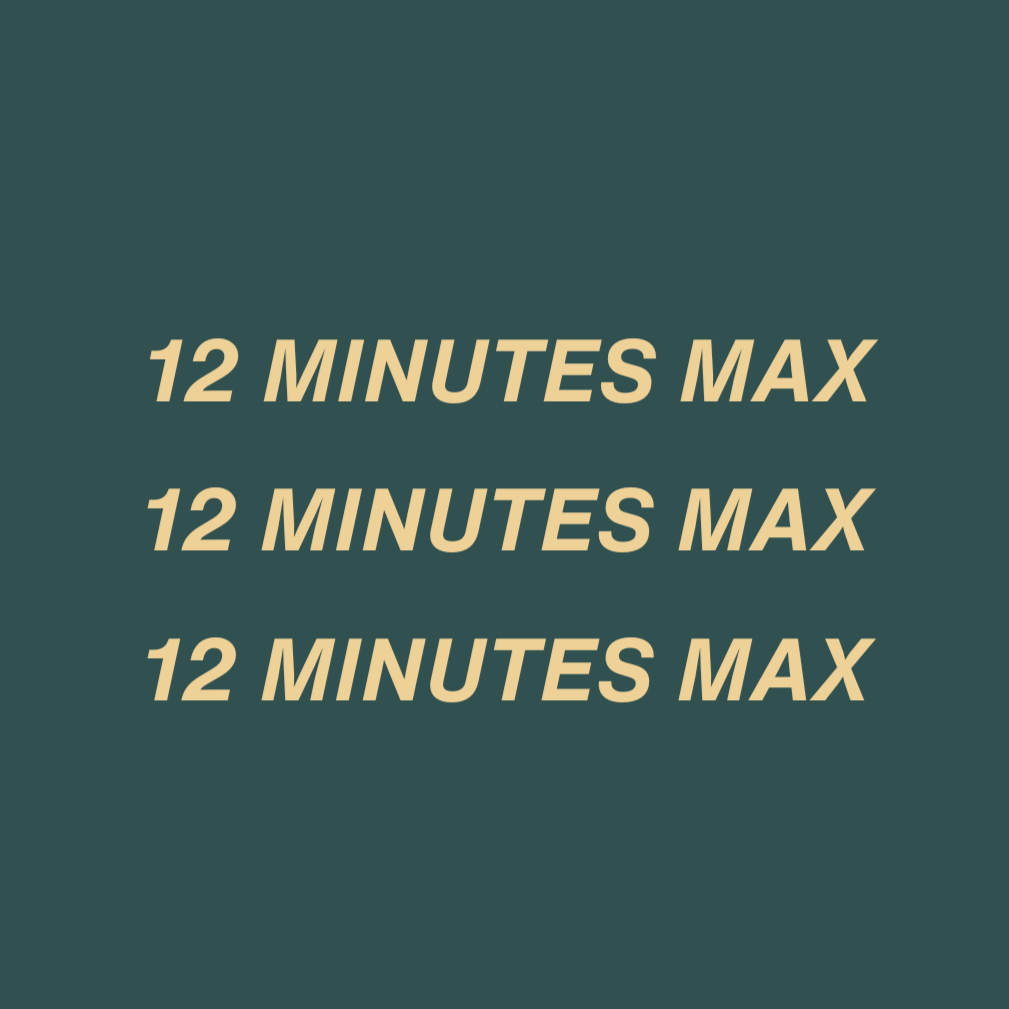 12 Minutes Max Edition 2