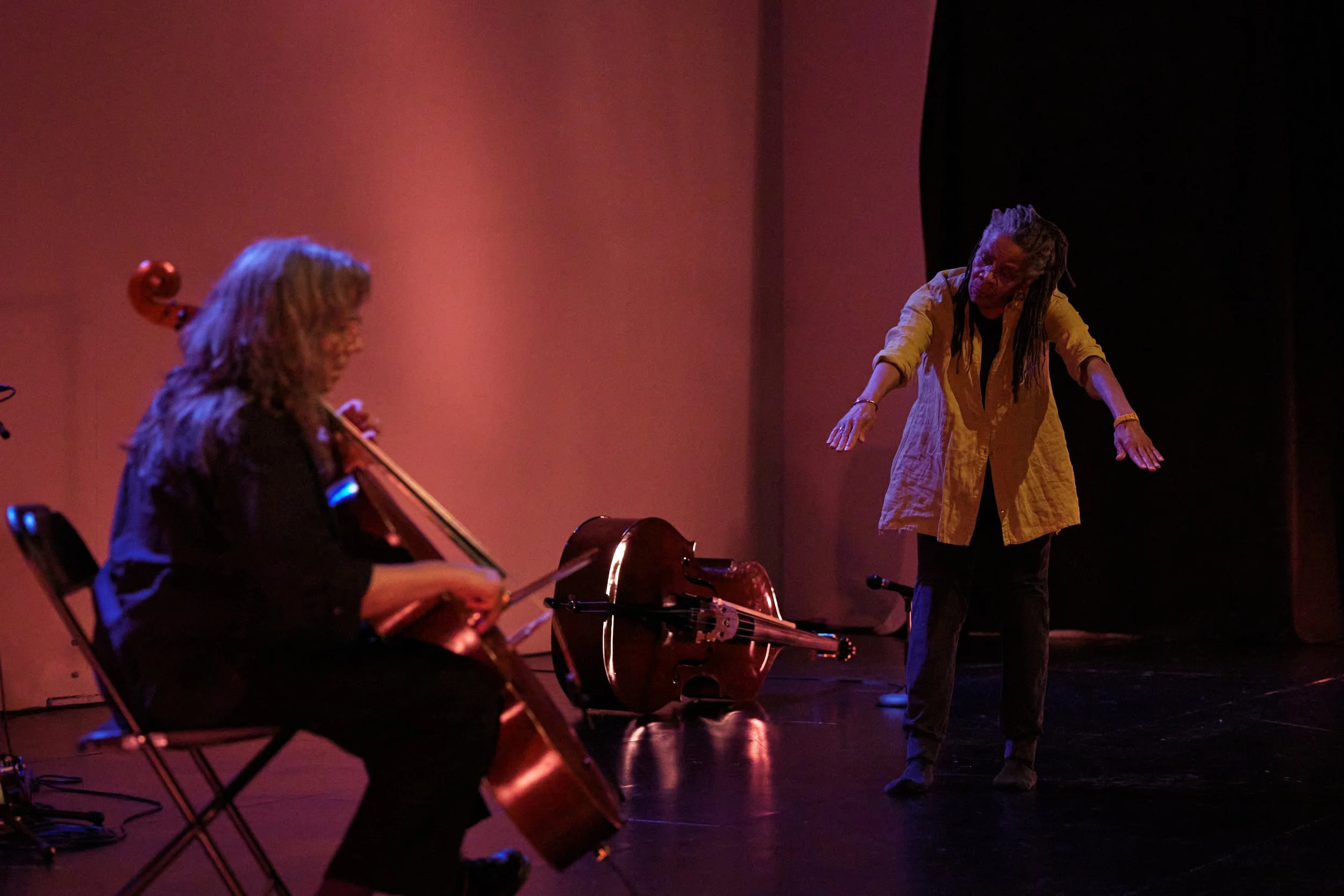  Bebe Miller and Lori Goldston from the Spring Edition of Pairings ‘26, Photo by Allina Yang. 