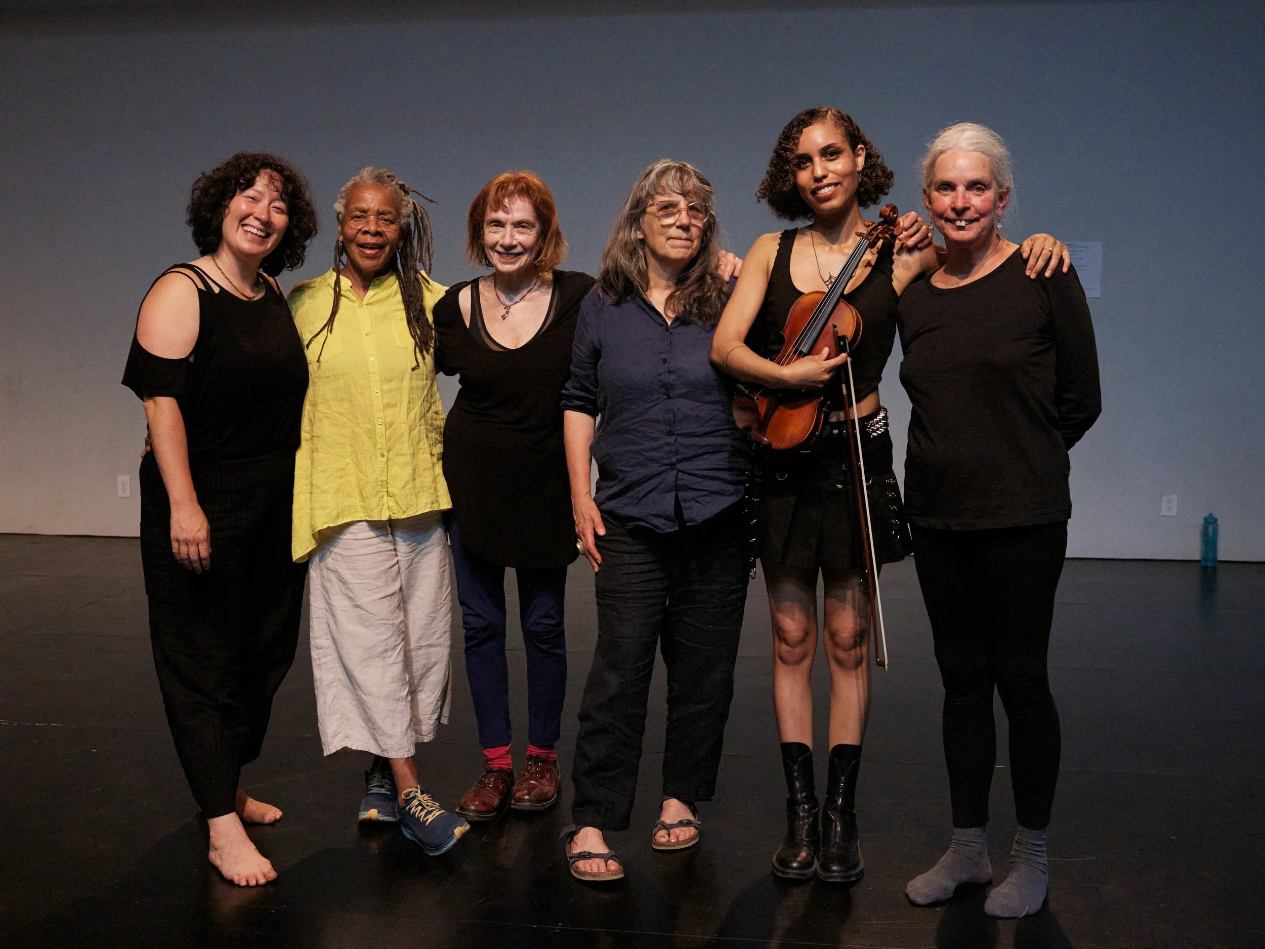  Alyza DelPan-Monley, Bebe Miller, Stephanie Skura, Lori Goldston, Salma Zenia, and Sue Ann Harkey from the Summer Edition of Pairings ‘26, Photo by Allina Yang. 