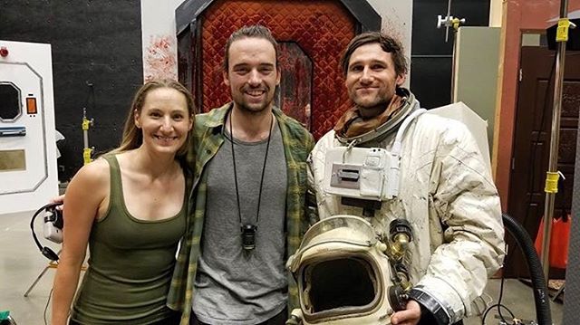 Astronaut costumes + blood &lsquo;n guts 👩🏻&zwj;🚀 🎬💥 = a great way to spend Halloween 🎃 Huge thanks to @spencer_zimm @instagrogg and the whole Darkside team for a great day on set!
.
.
.
.
.
.
.
.
.
.
#vancouverfilm #studentfilm #vancouveractor