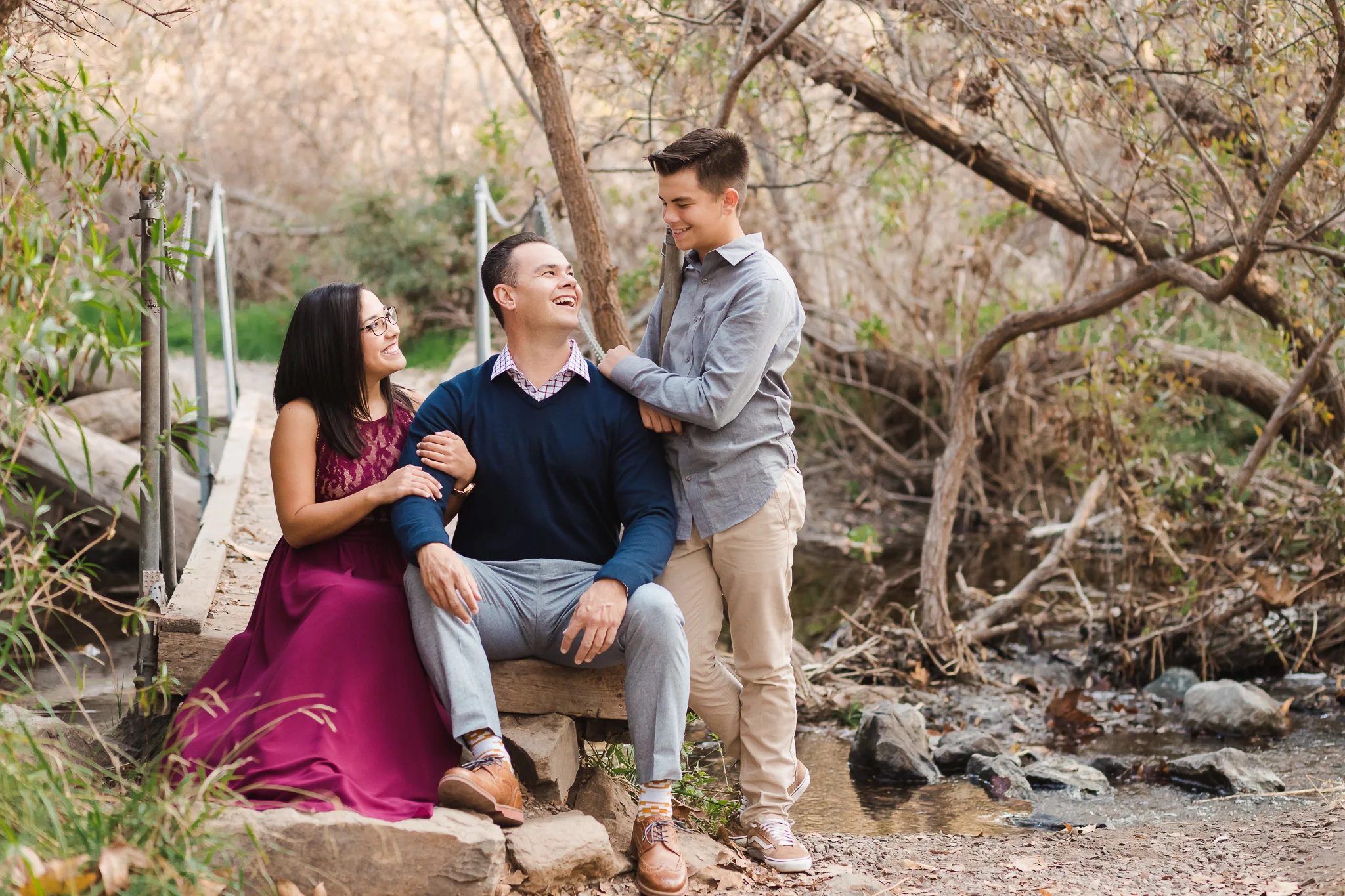 Family photos at Los Penasquitos Canyon Preserve | San Diego Family Photographer Christine Dammann