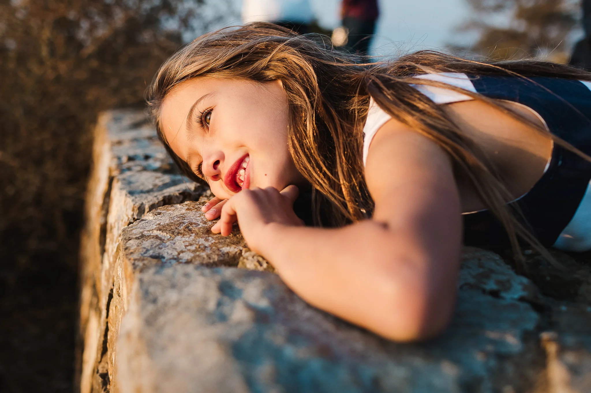 Girl at Point Loma Lighthouse in San Diego