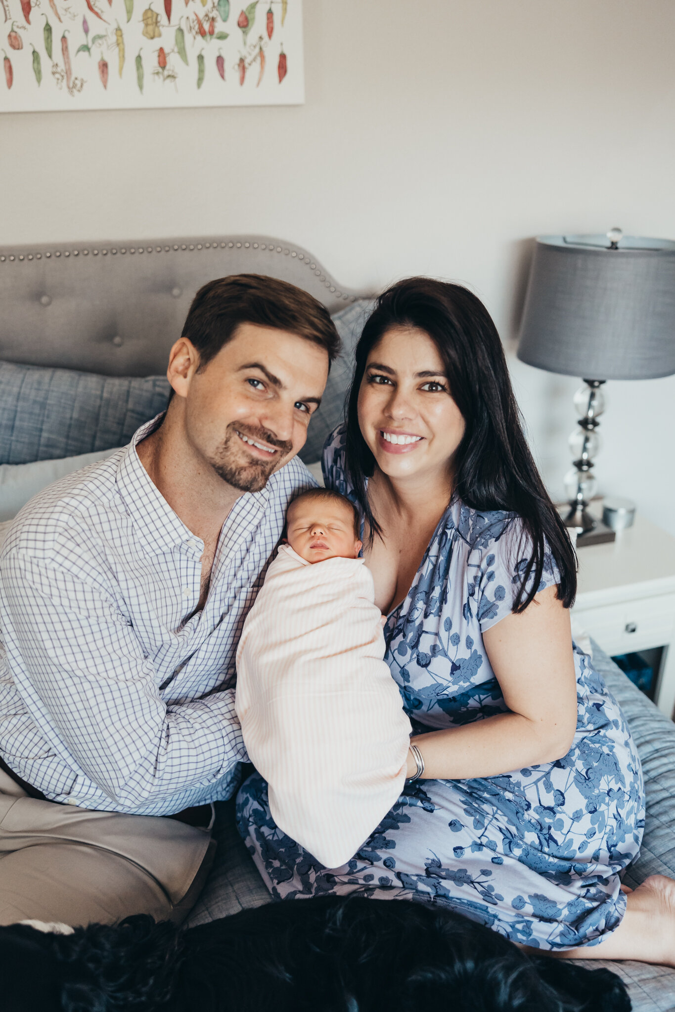 San Diego lifestyle newborn photography