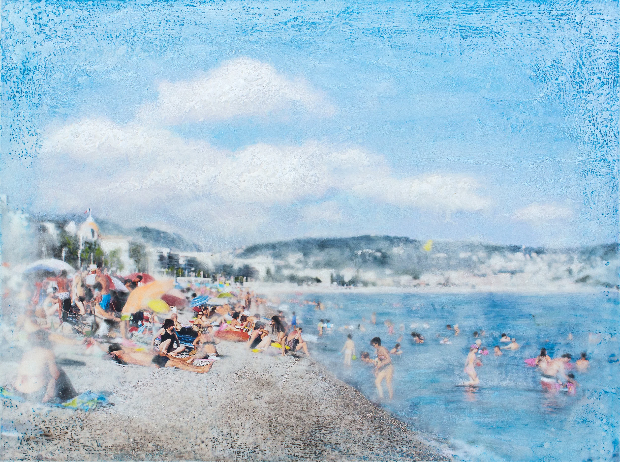 Swimmers in Nice