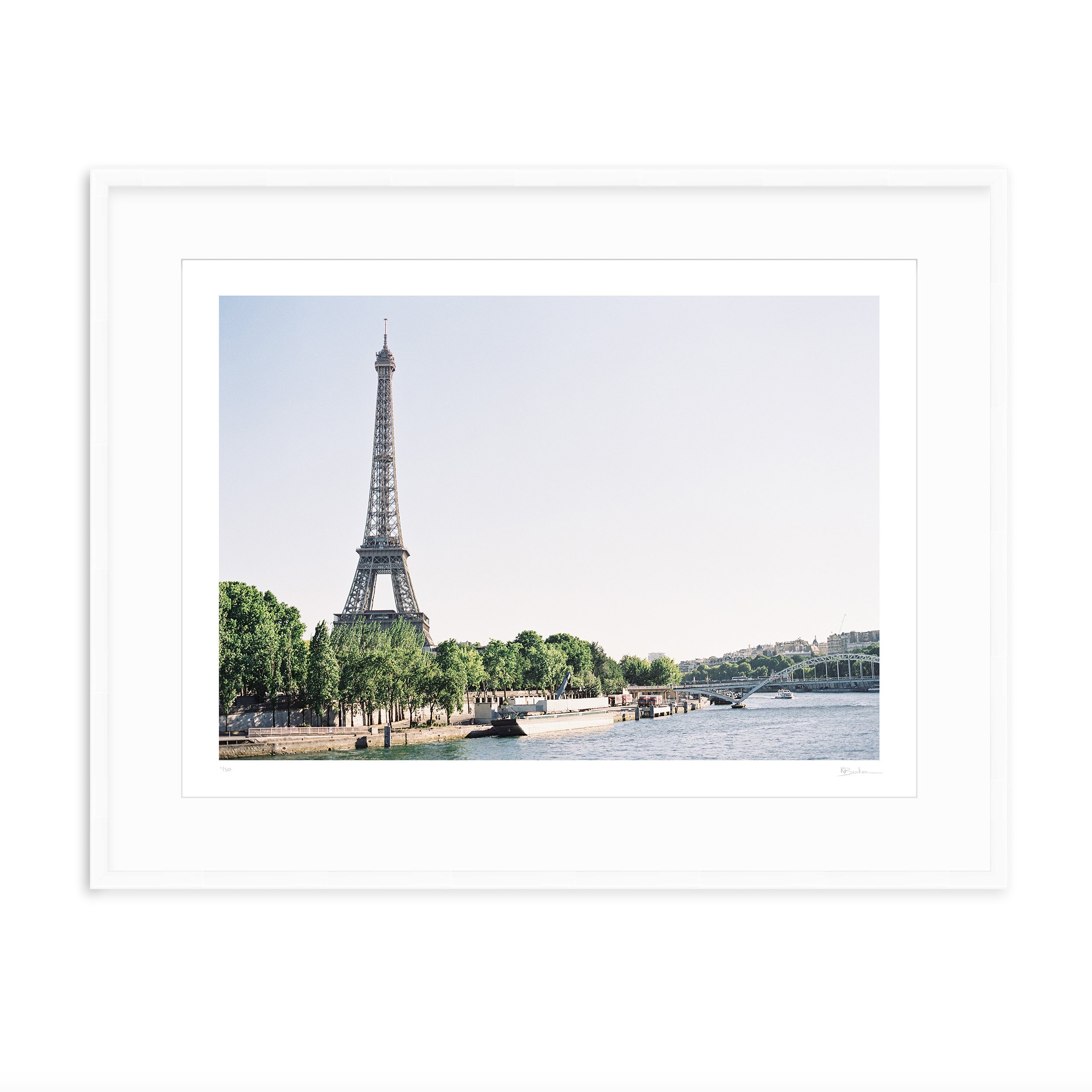 Kayla Barker Fine Art Photograph Paris My Favorite View White Frame.jpg