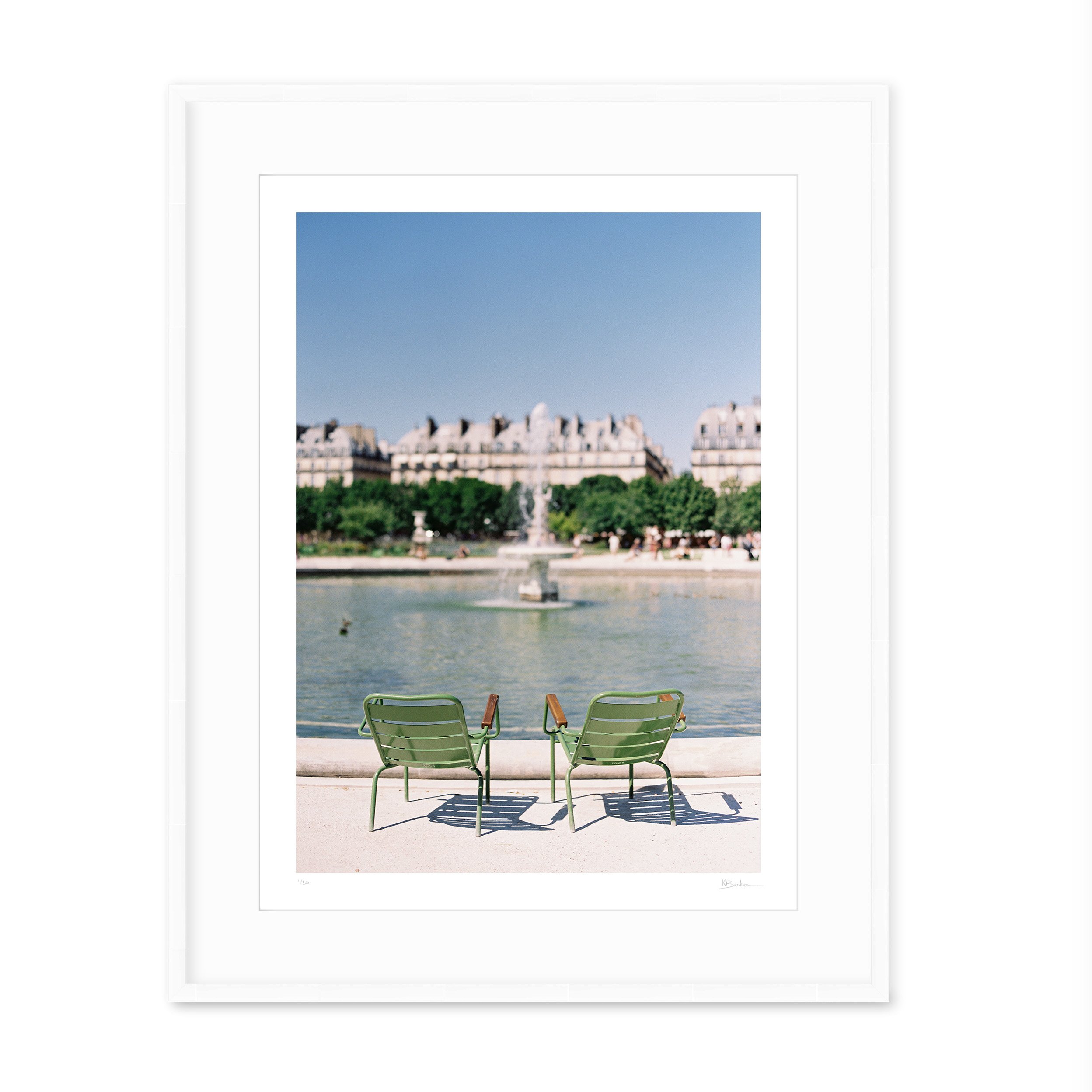 Kayla Barker Fine Art Photograph Paris Relaxing Together White Frame.jpg