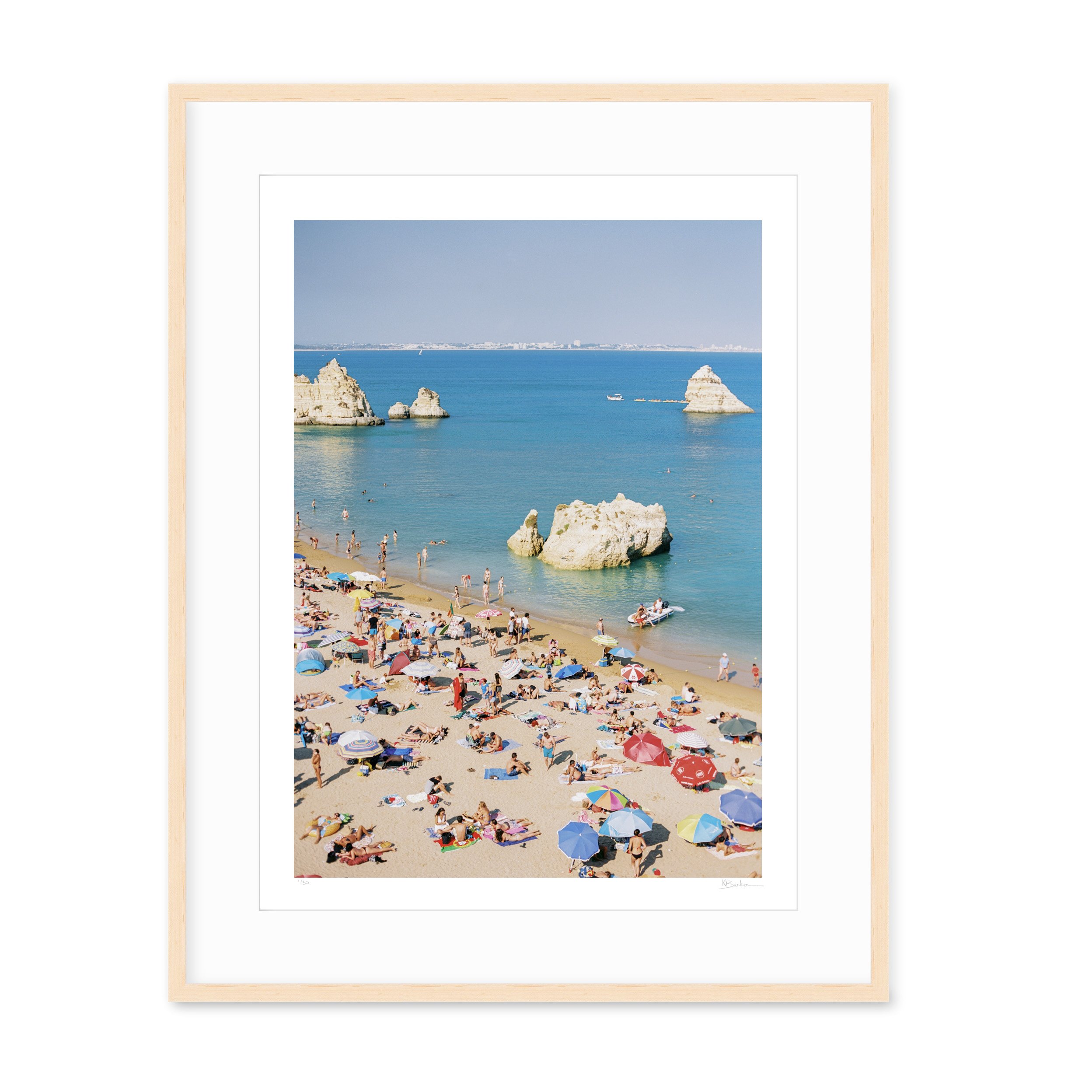 Kayla Barker Fine Art Photograph Portugal Beaches Summer in Portugal Maple Frame.jpg