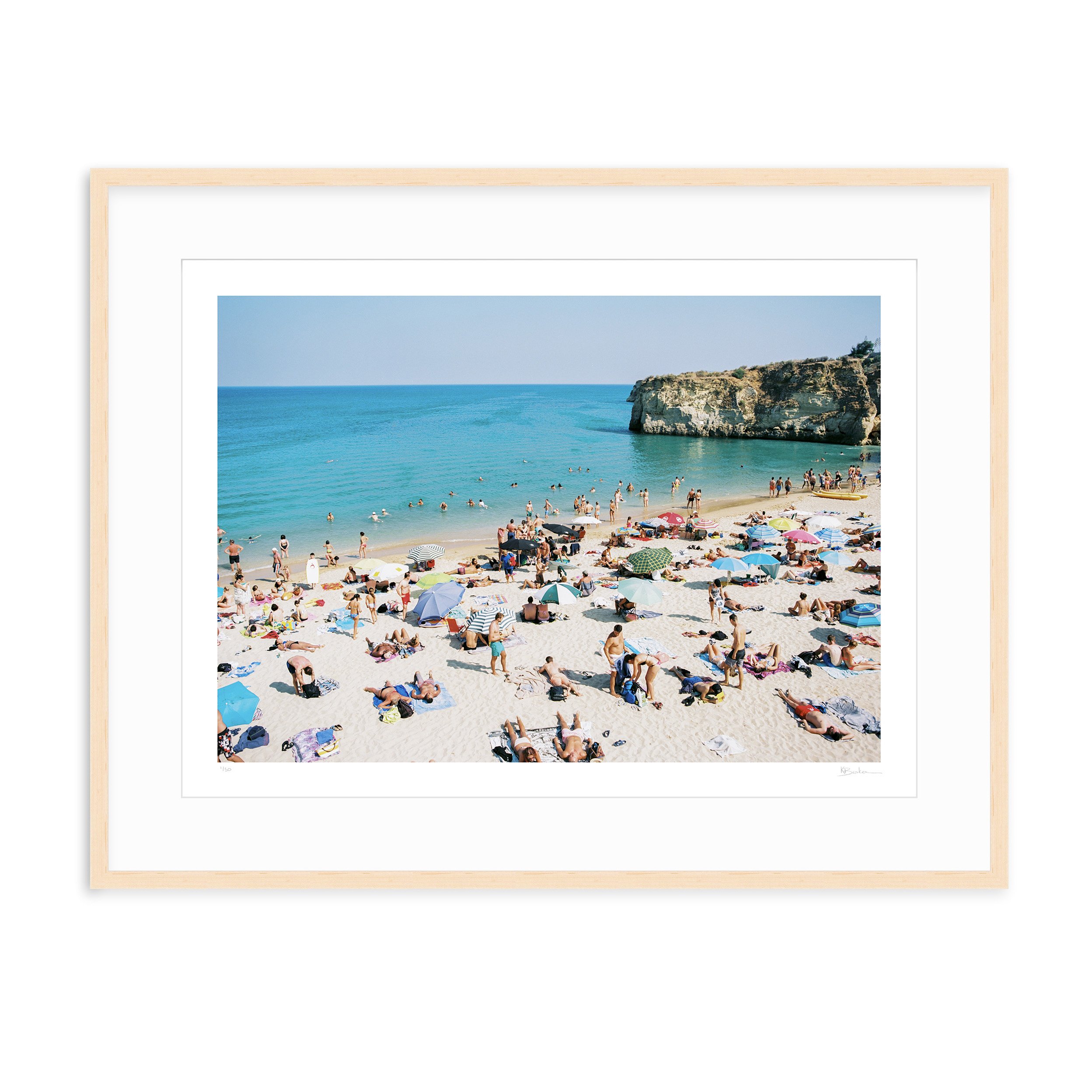 Kayla Barker Fine Art Photograph Portugal Beaches Tanned Maple Frame.jpg
