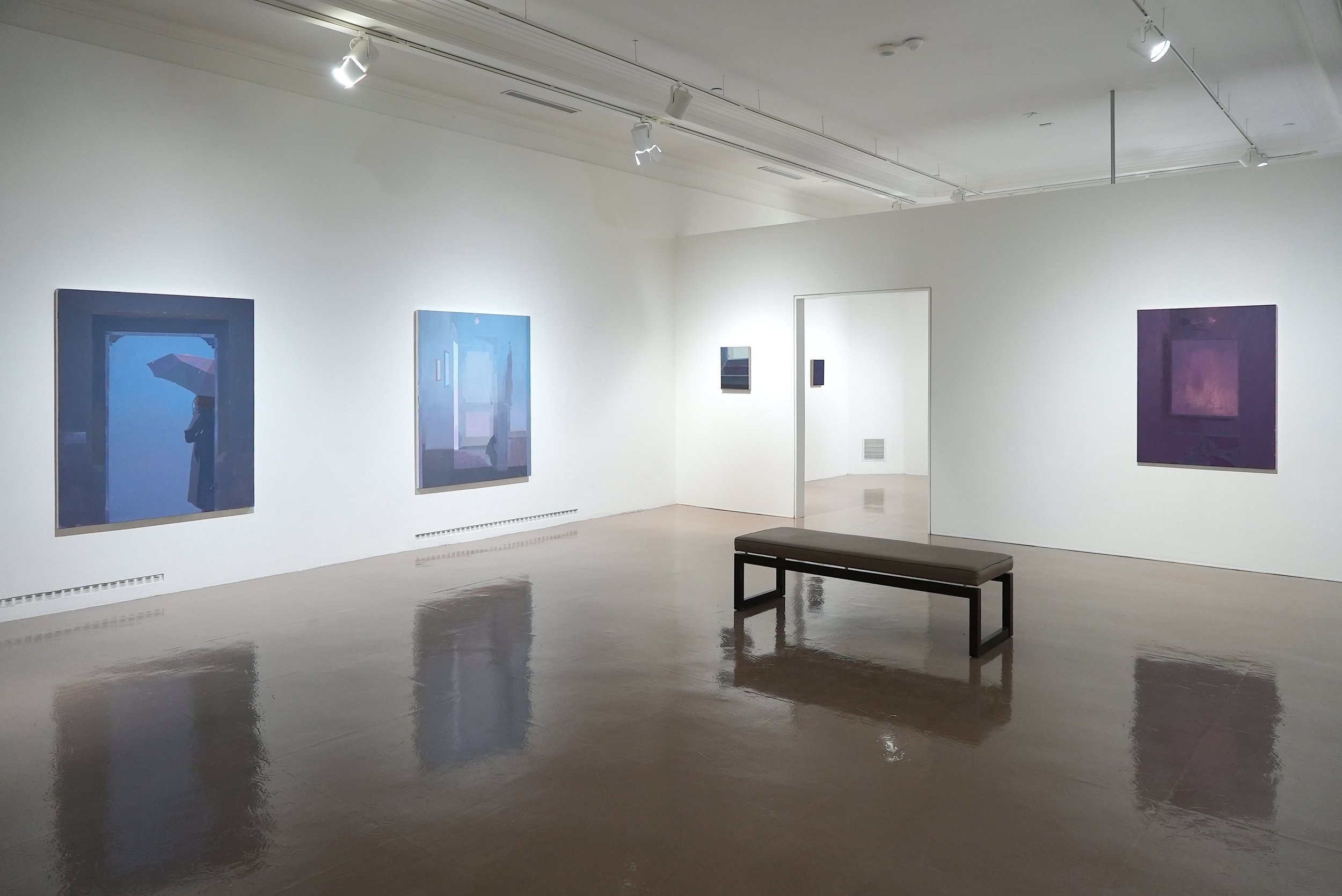 At Dusk, Installation View