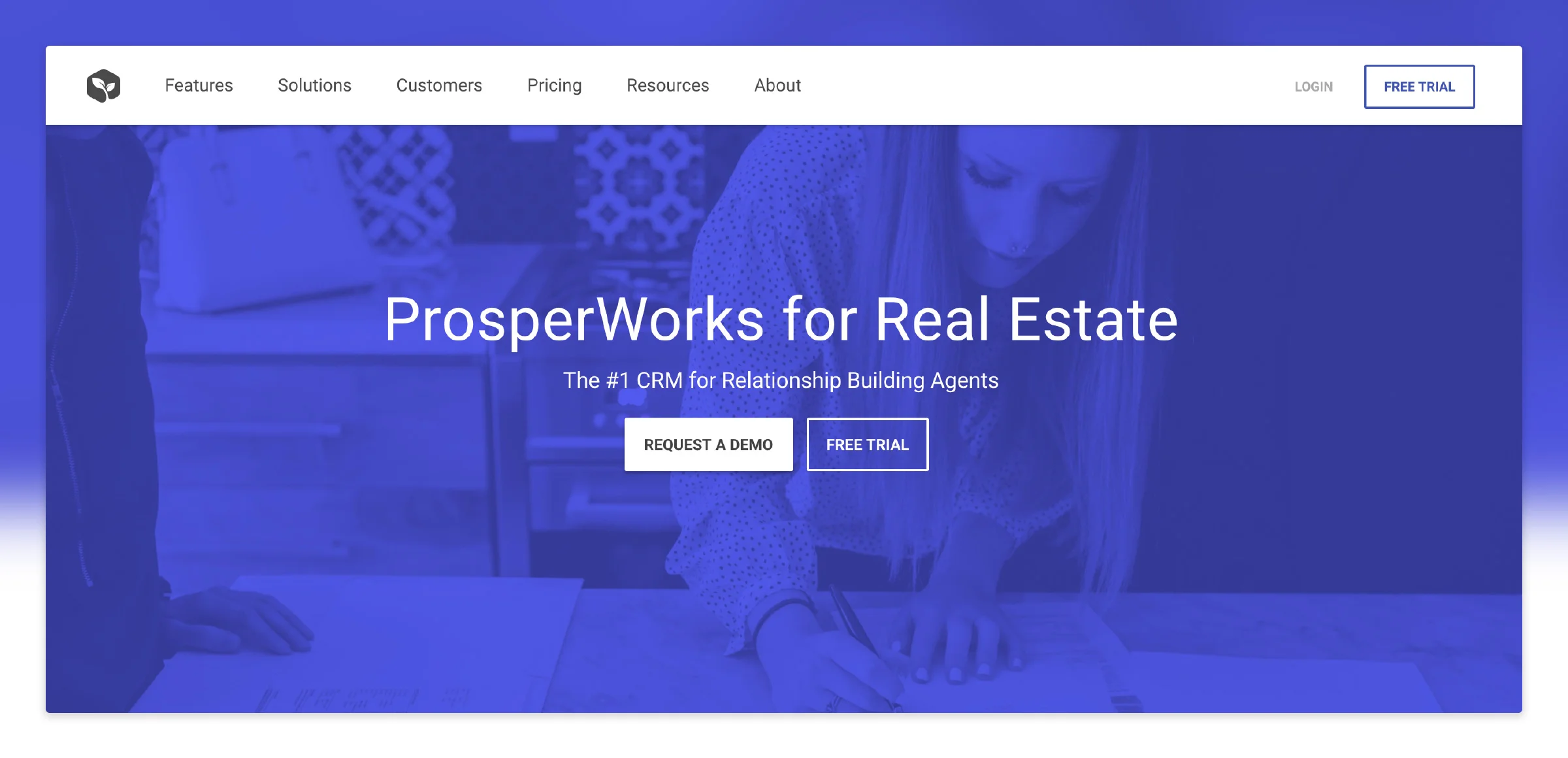 The copy and imagery in each header section was directed towards the industry being targeted on the page, and the demo request buttons were routed to reps that