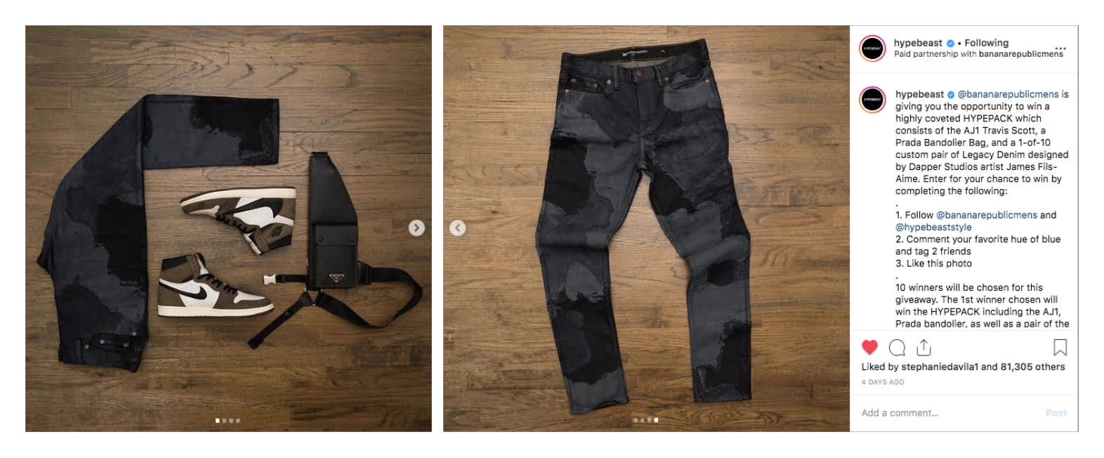 Limited Edition Legacy Denim developed with Dapper Studios' James Fils-Aime