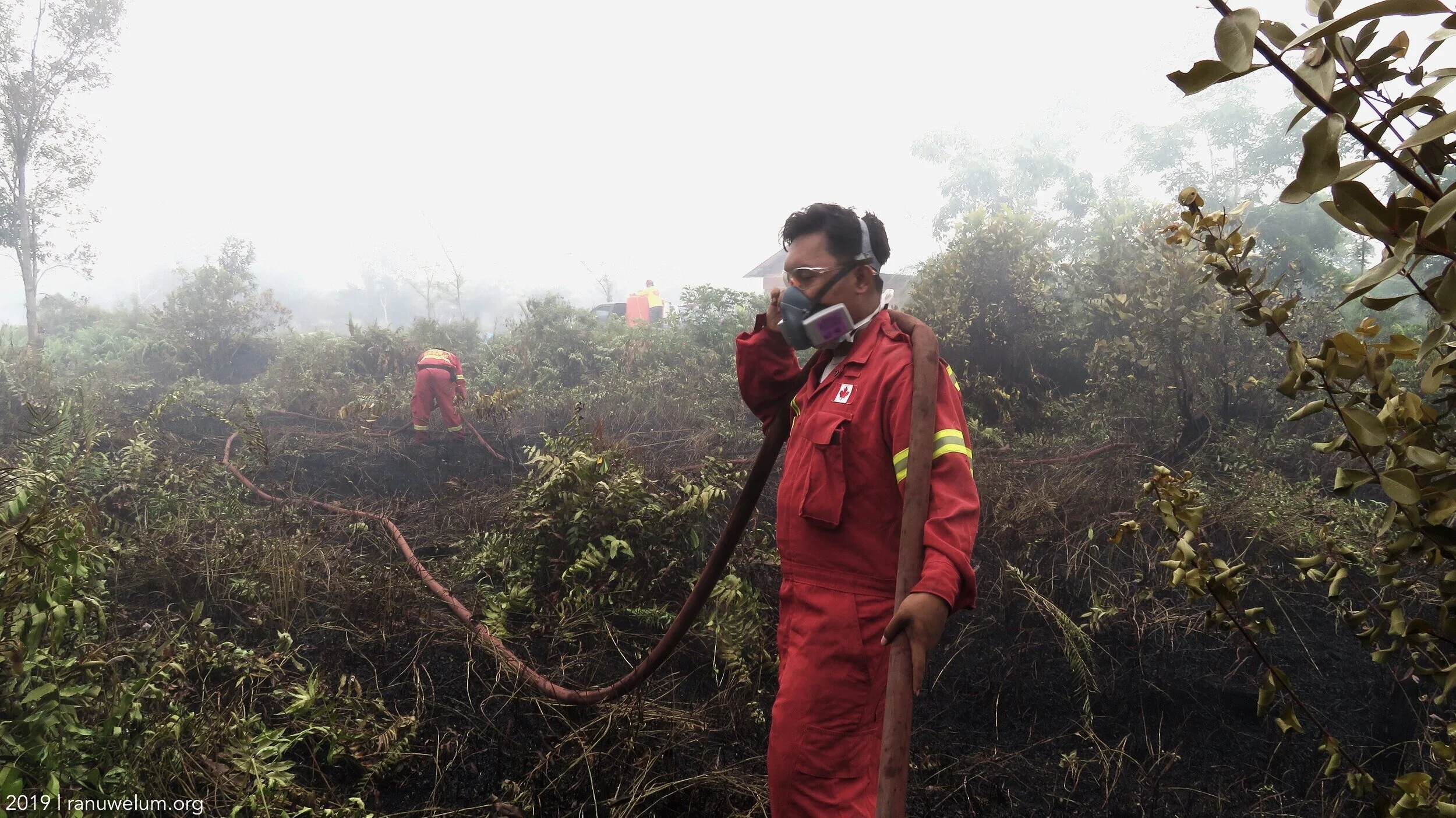 M. Maulana Razaqi, 18 years old Youth Act Volunteer in Katuyung Firefighters Team.