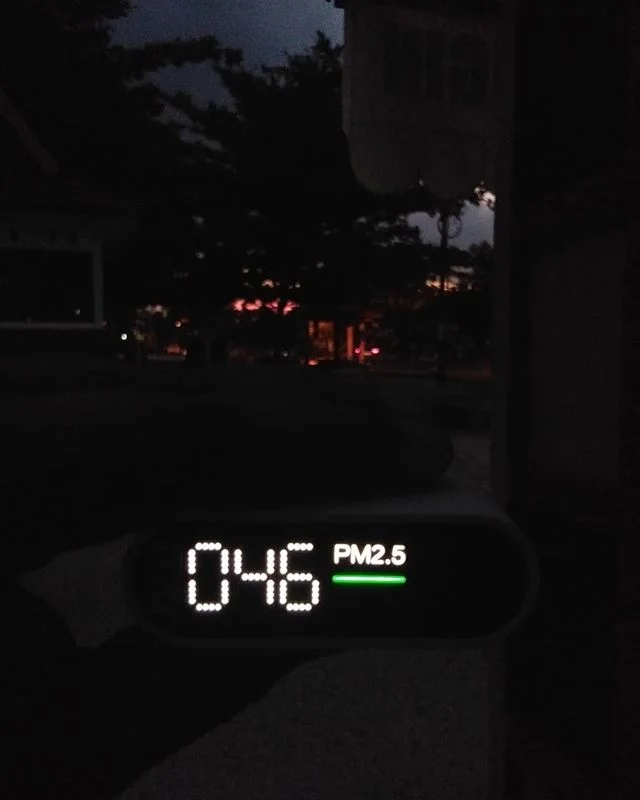 2019-11-25  17:36 WIB⁣⁣
Lokasi: Jl. Murai
#Palangkaraya, #KalimantanTengah (luar ruangan/outdoor)⁣⁣
⁣⁣
#PARTICULATEMATTER:⁣⁣
PM 2,5: 46 ug/m&sup3; ⁣
&mdash;&mdash;&mdash;&mdash;⁣⁣⁣
BATAS AMAN Kandungan Partikel Polutan PM2.5⁣⁣
- WHO (Batas Normal): 2