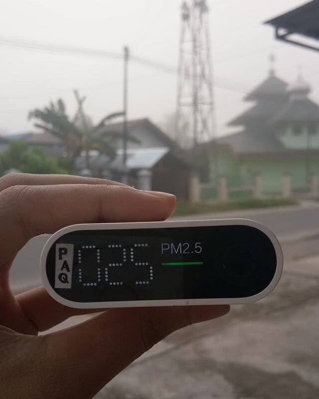 #PAQ (Palangkaraya Air Quality)
2020-01-16 05:58
Lokasi: Jl. Rajawali KM 1, 
#Palangkaraya, #KalimantanTengah (luar ruangan)

LAPORAN #PARTICULATEMATTER:
PM 2,5: 25 ug/m&sup3; &mdash;&mdash;&mdash;&mdash;⁣⁣⁣
BATAS AMAN Kandungan Partikel Polutan PM2.