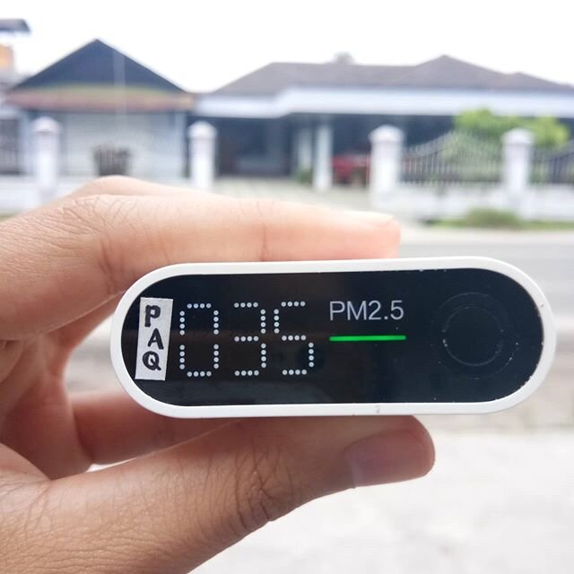 #PAQ (Palangkaraya Air Quality)
2020-01-19 06:30
Lokasi: Jl. Rajawali KM 1, 
#Palangkaraya, #KalimantanTengah (luar ruangan)

LAPORAN #PARTICULATEMATTER:
PM 2,5: 35 ug/m&sup3; &mdash;&mdash;&mdash;&mdash;⁣⁣⁣
BATAS AMAN Kandungan Partikel Polutan PM2.