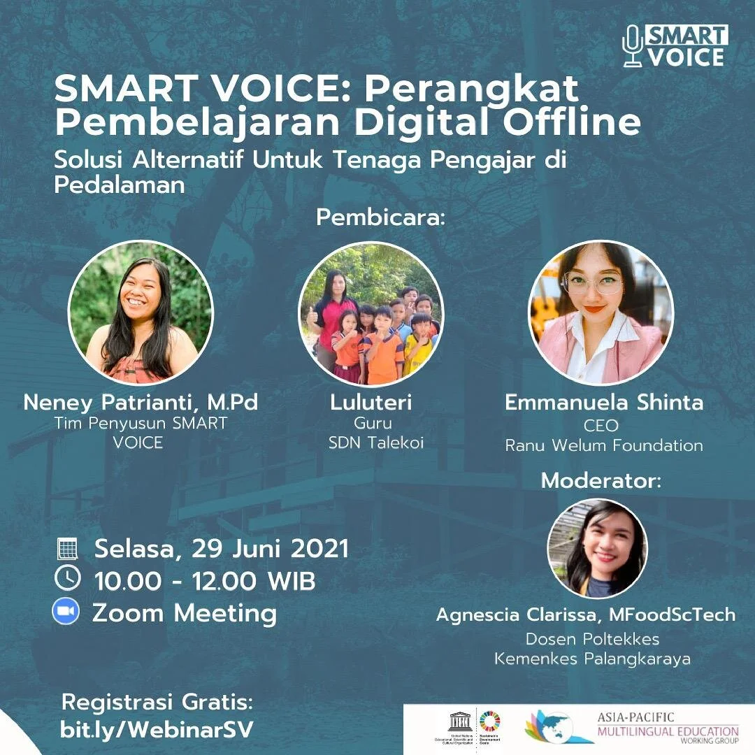 Webinar SMART VOICE: Digital Offline Learning Kit (Alternative Solution For Teachers in Remote Areas)