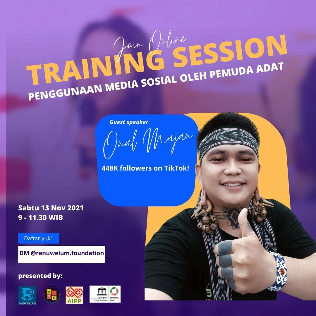 TRAINING SESSION: SOCIAL MEDIA DI TANGAN PEMUDA ADAT