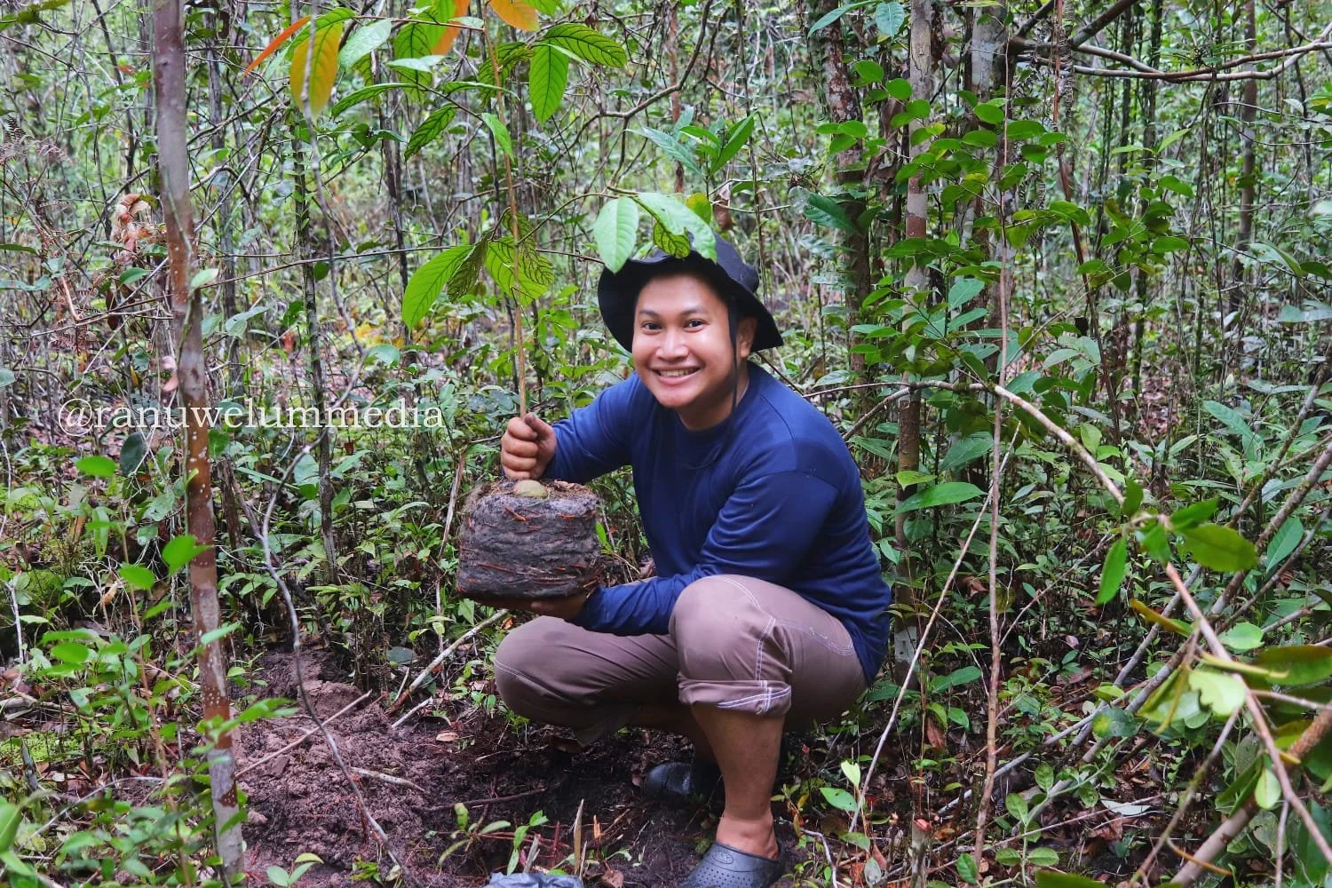 First Planting in Our Conservation Area