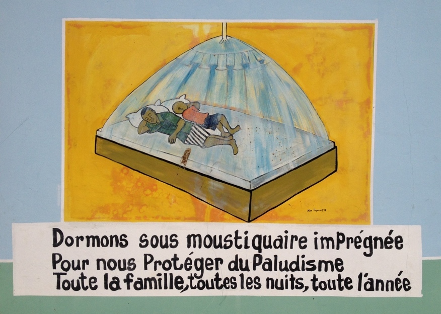 Public awareness campaign for using bed nets in Guédiawaye, Senegal. Picture from author's collection.