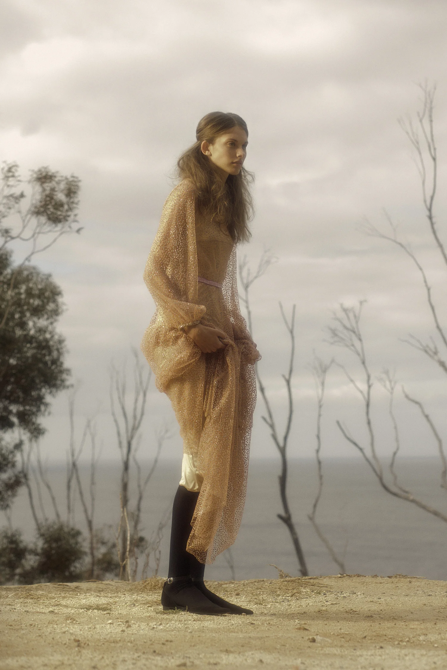 Slip dress, Johnny Was; dress, KLûK CGDT; shoes, DKNY